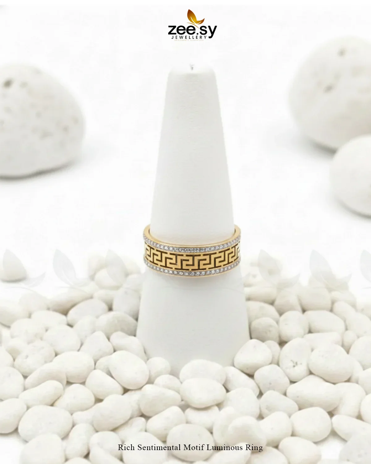 Zeesy Rich Sentimental Motif Luminous Ring - Image 5