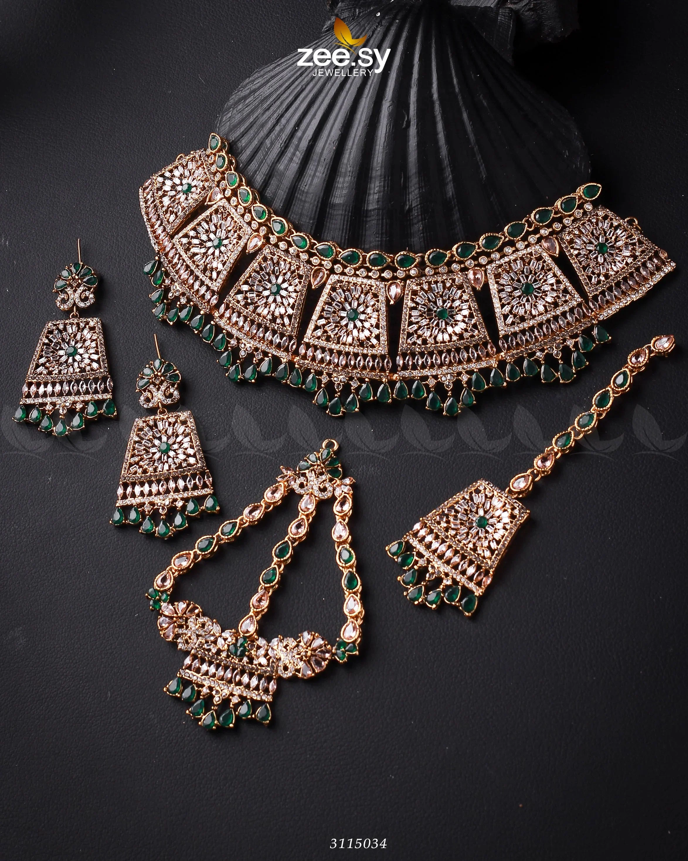 Zeesy Royal Bridal Set