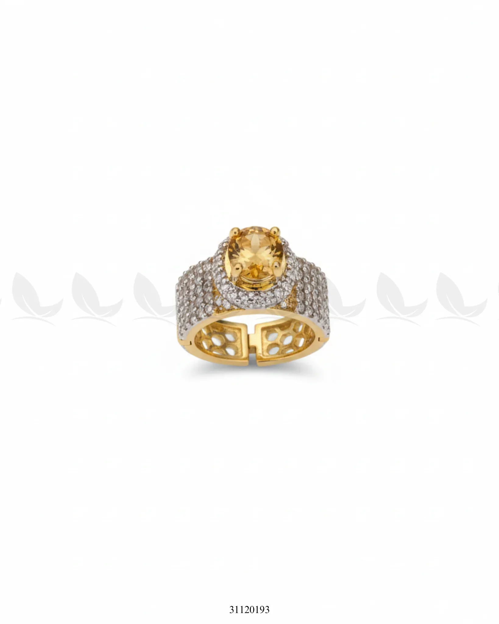 Zeesy Royal High Setting Wide Ring - Image 6