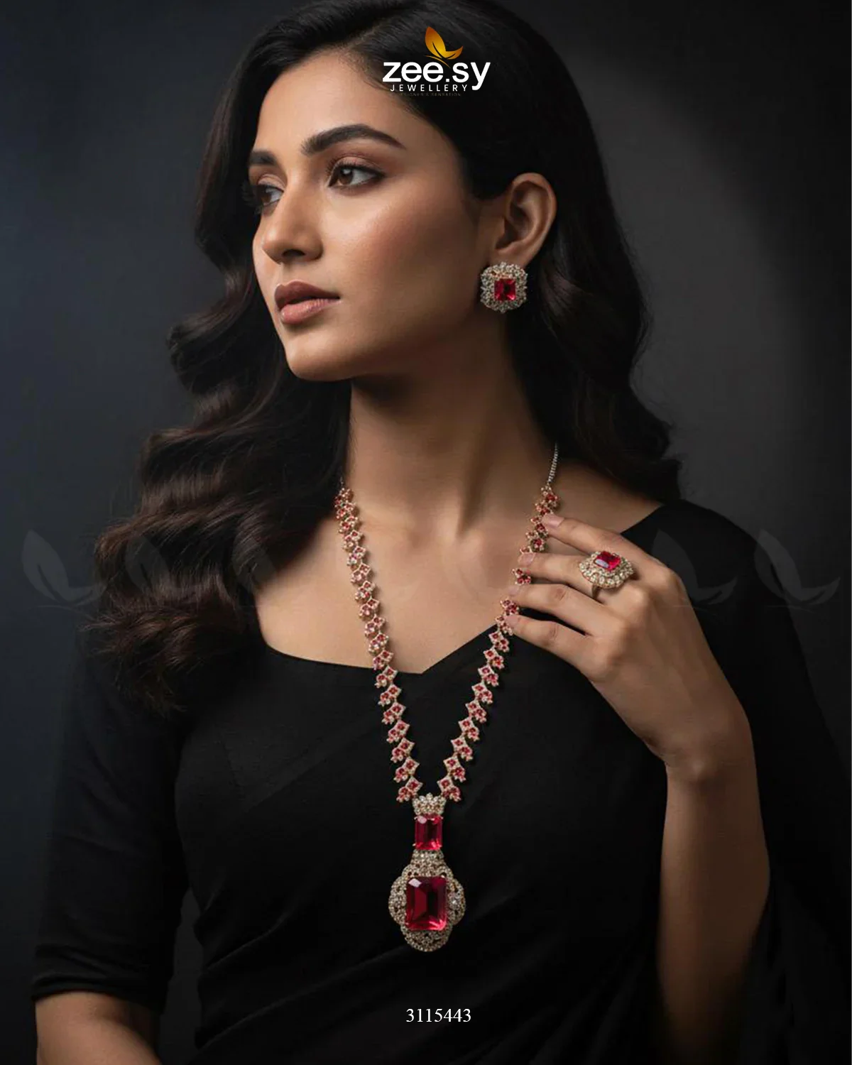 Zeesy Safina Malla Necklace Set - Image 14