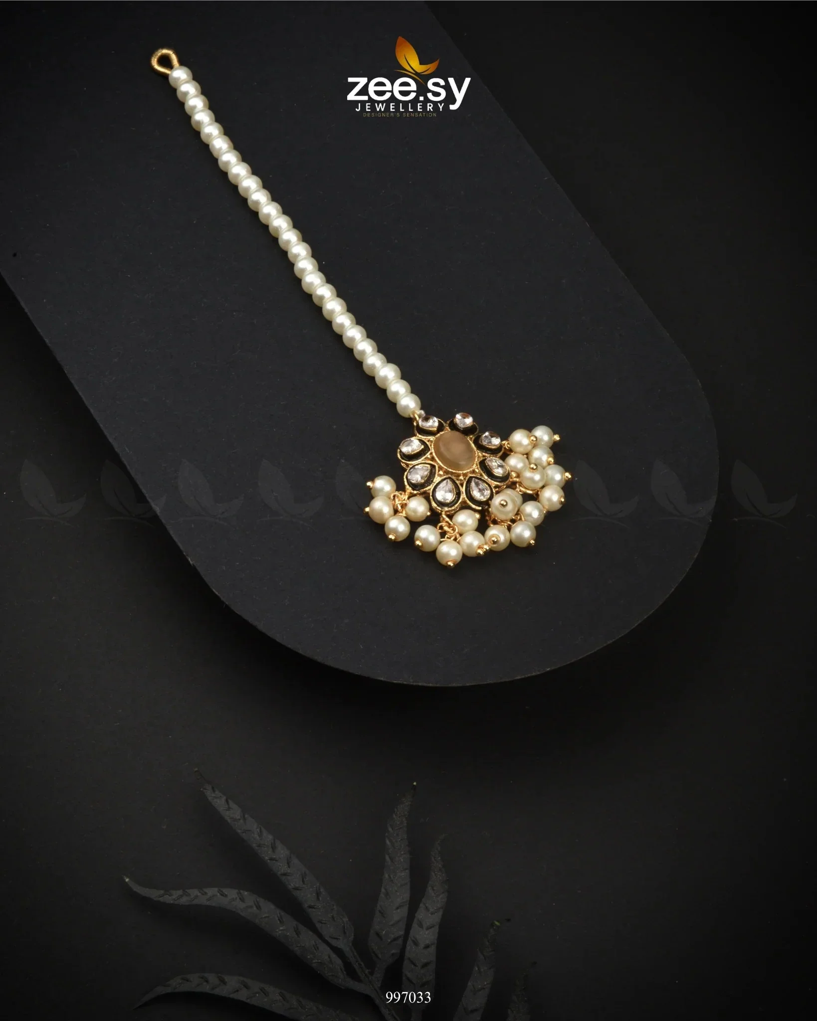 Zeesy Scarlet Petal Bindiya Charm - Image 5