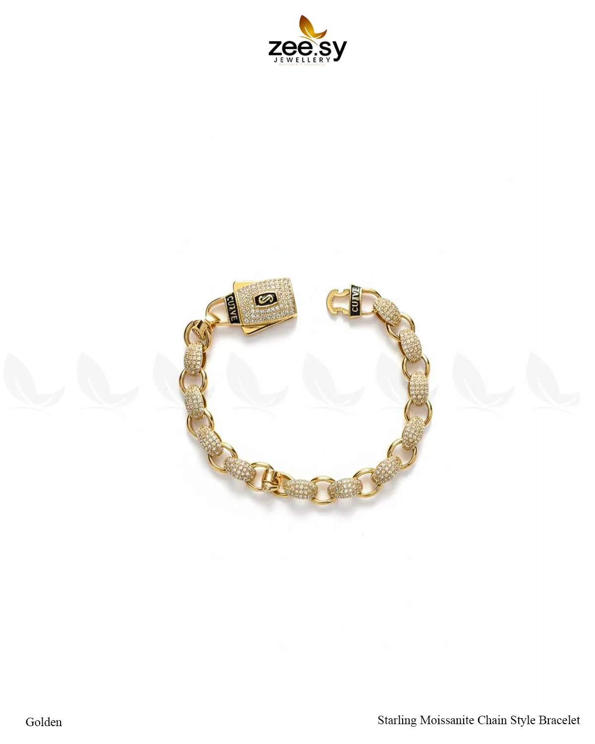 Zeesy Starling Moissanite Charm Style Bracelet - Image 3