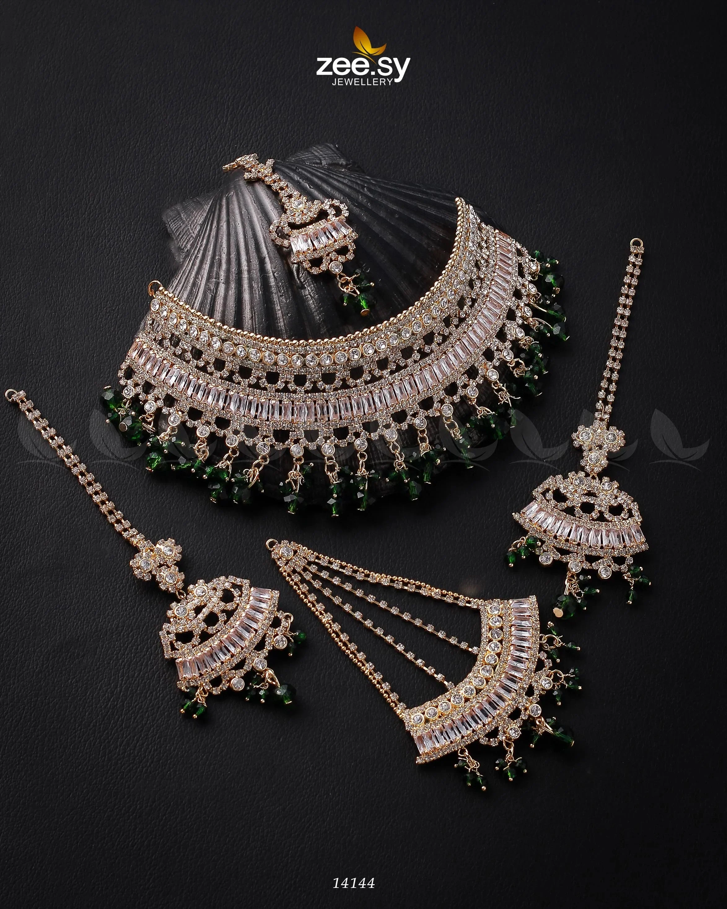 Zeesy Starlit Bridal Set - Image 2