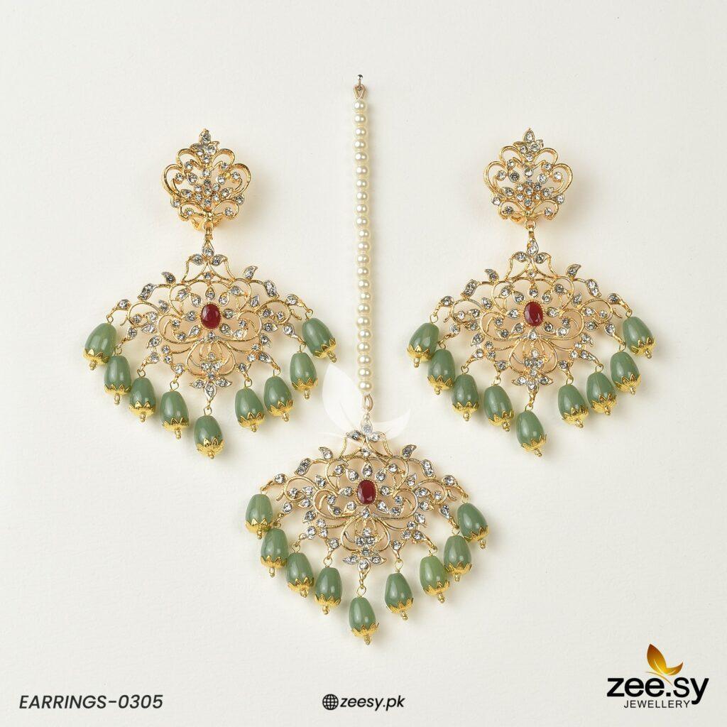 Zeesy Sunflower Earrings-0305 - Image 3