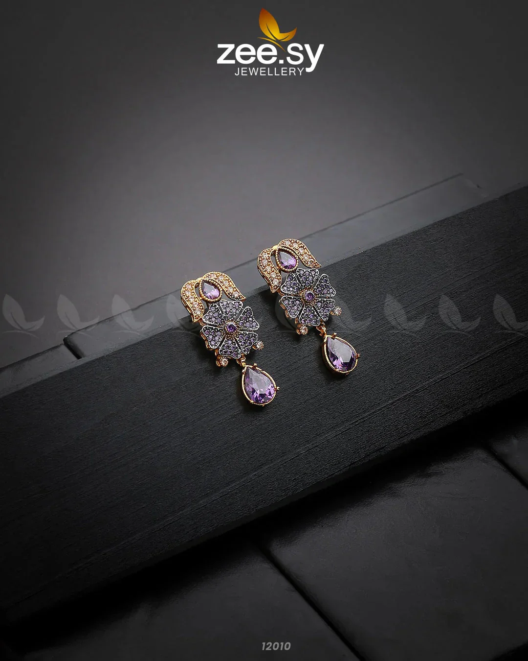 Zeesy Sunflower Earrings - Image 2