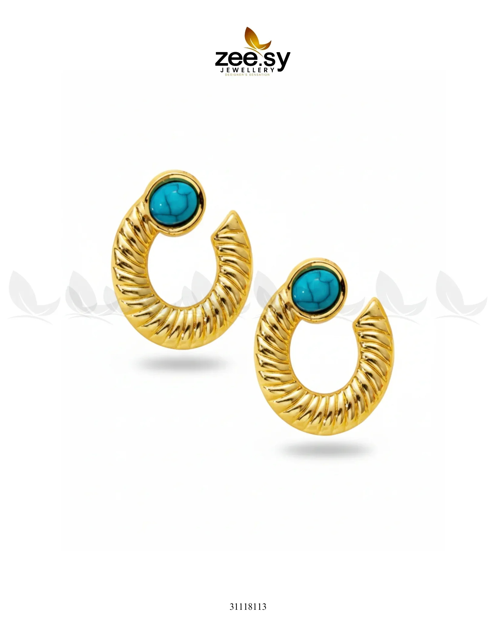 Zeesy Thistle Earrings - Image 2
