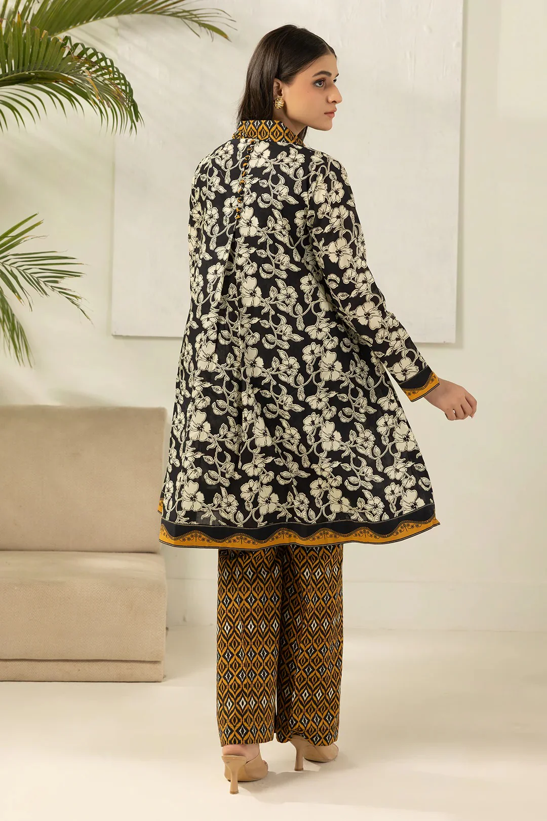 Zellbury Unstitched 2 Piece Lawn Vol-03 Suit-WUS26X20463 - Image 3