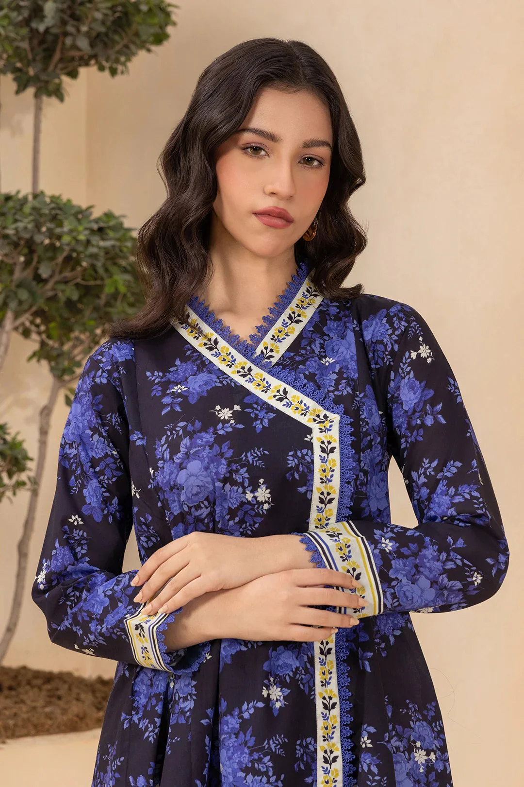 Zellbury Unstitched 2 Piece Lawn Vol-03 Suit-WUS26X20596 - Image 2