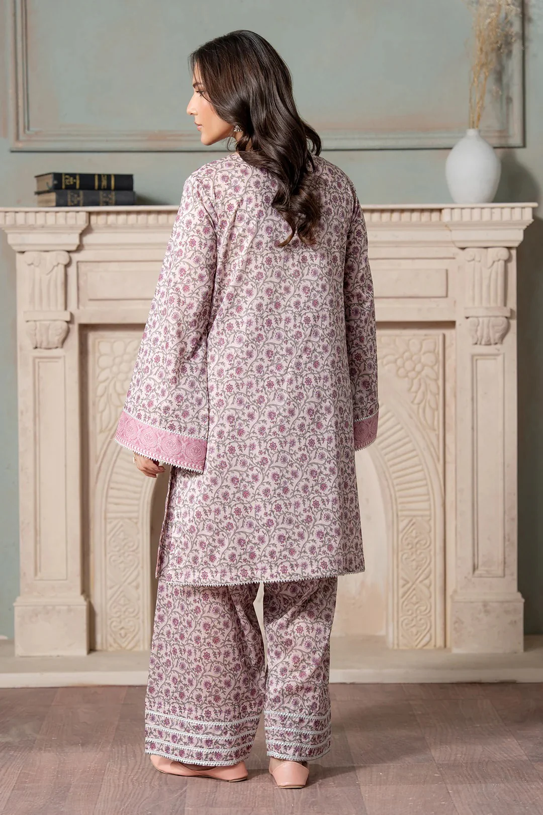 Zellbury Unstitched 2 Piece Lawn Vol-03 Suit-WUS26X20735 - Image 3