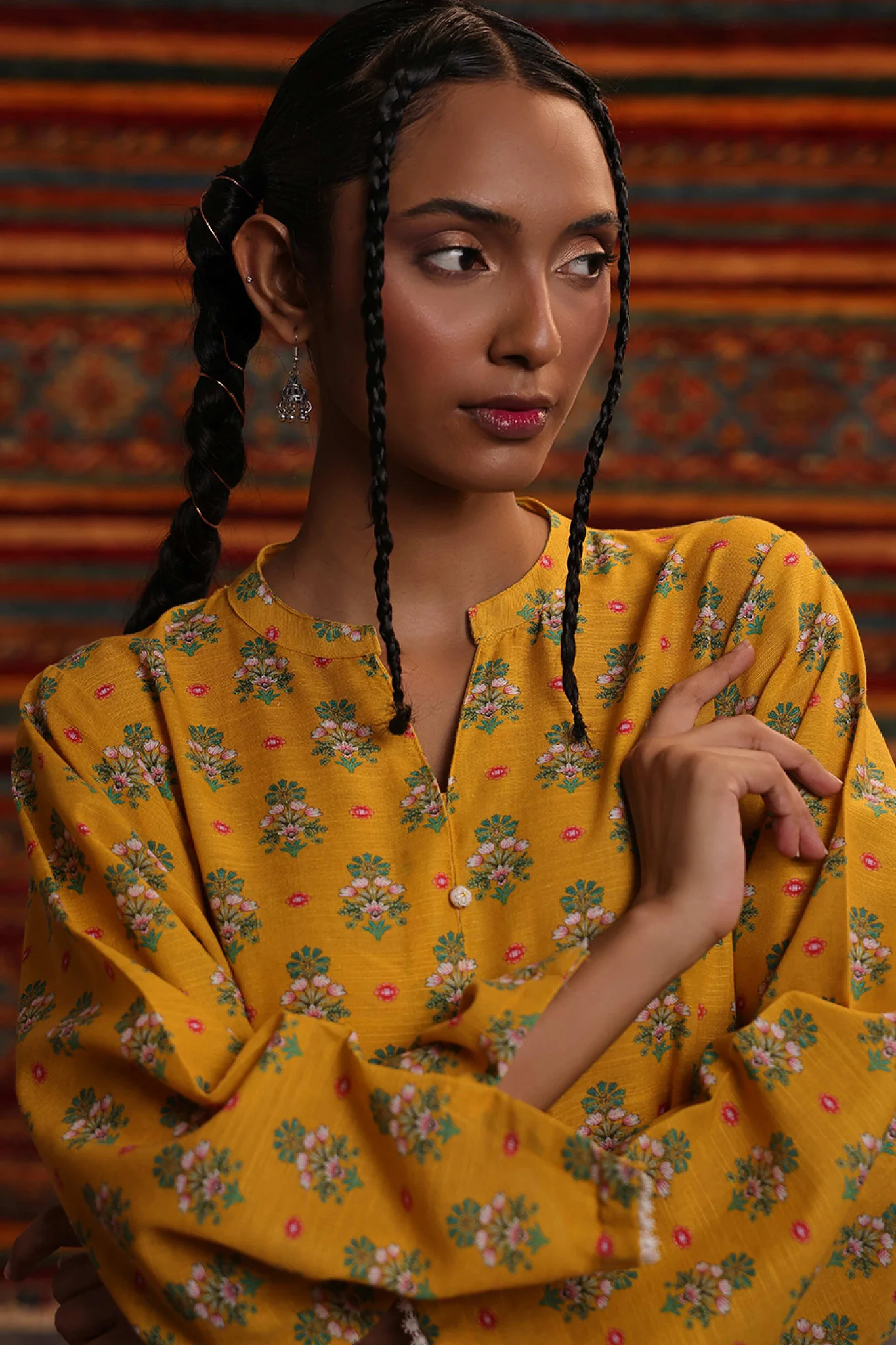 Zellbury Stitched 2 Piece Khaddar Winter Suit-WPW-448 - Image 2