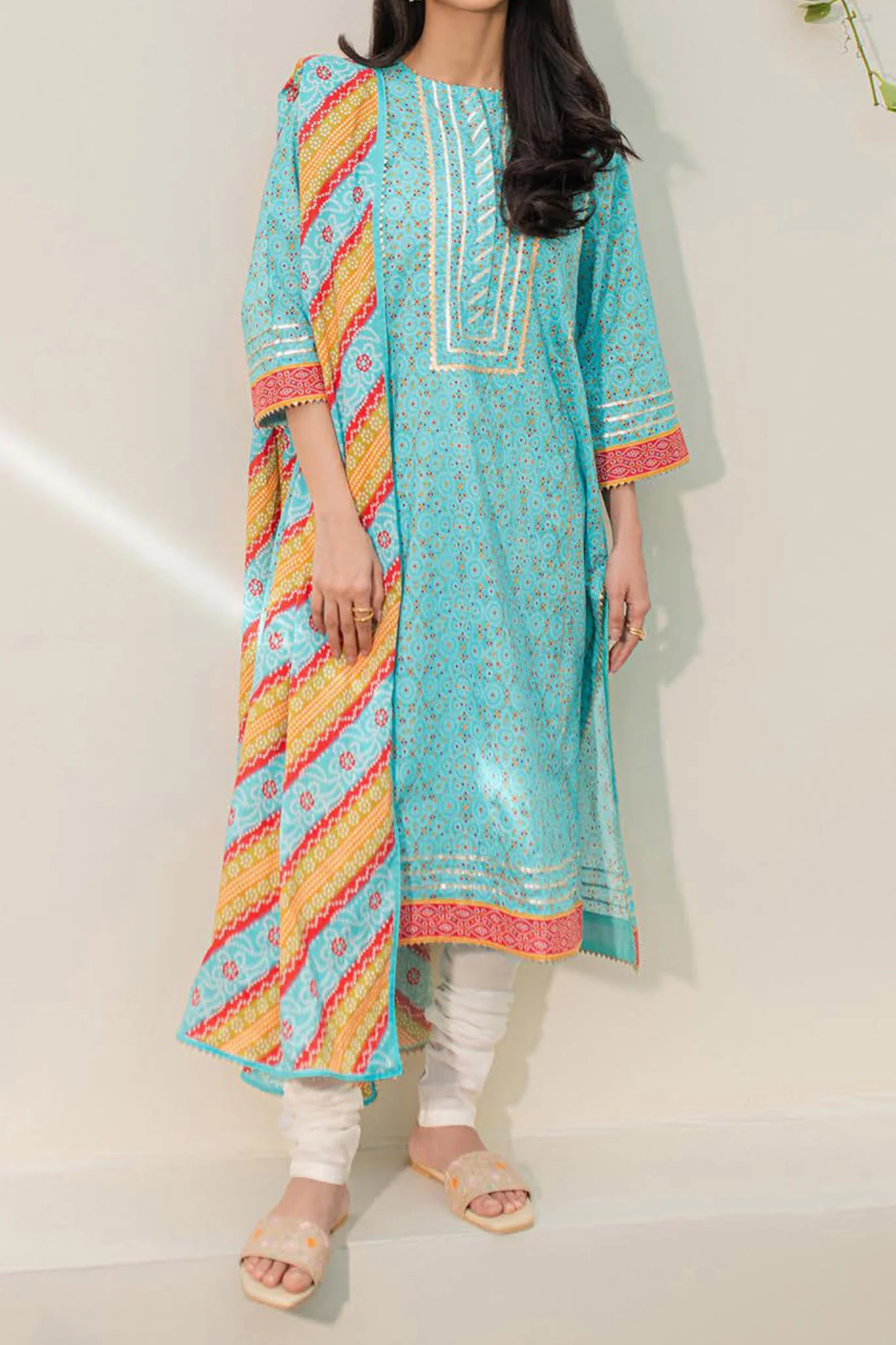 Zellbury Unstitched 2 Piece Digital Printed & Emb Lawn Vol-03 Suit-WU-158