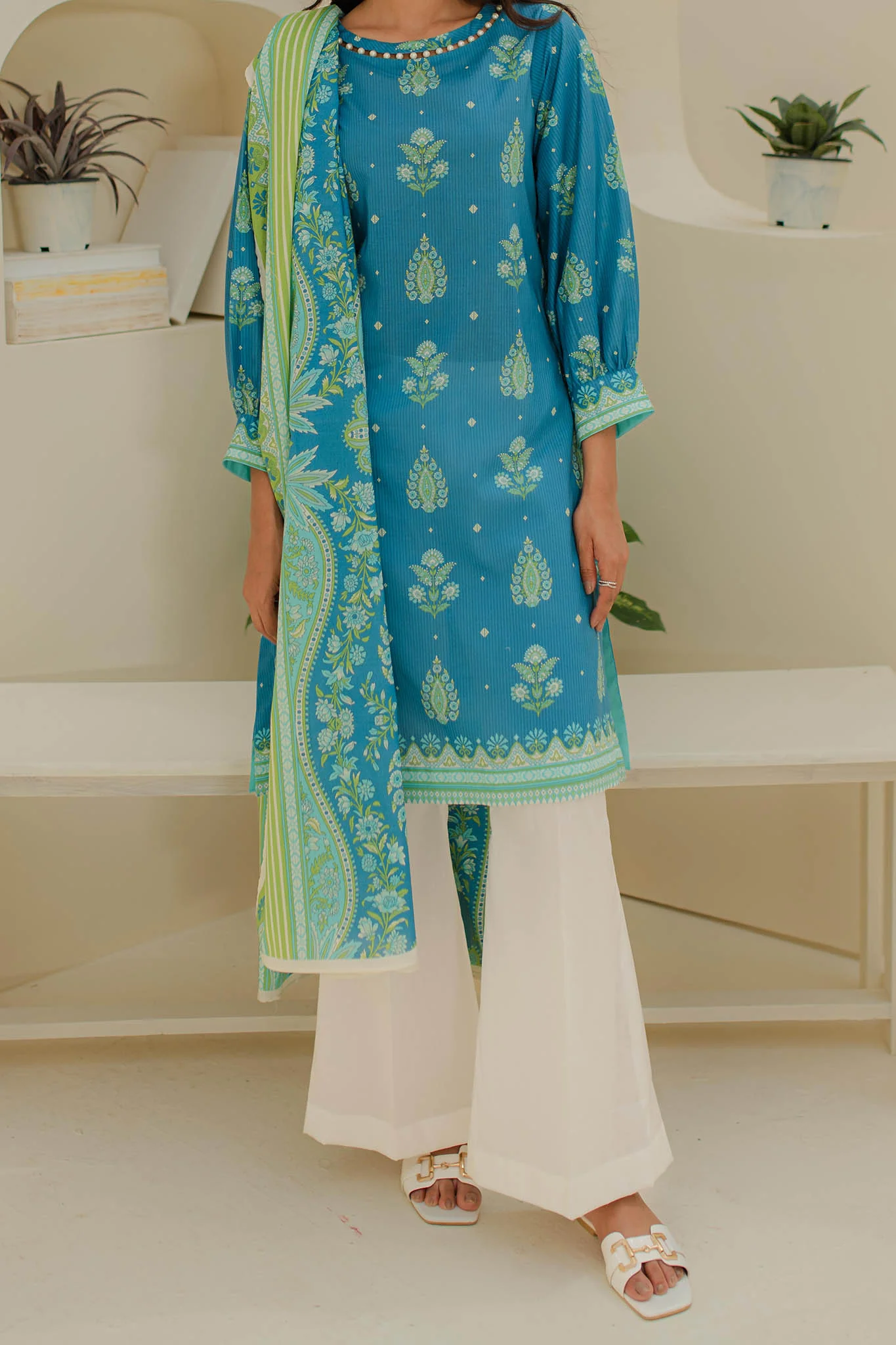 Zellbury Unstitched 2 Piece Lawn Drop-01 Vol-04 Suit-WU-167