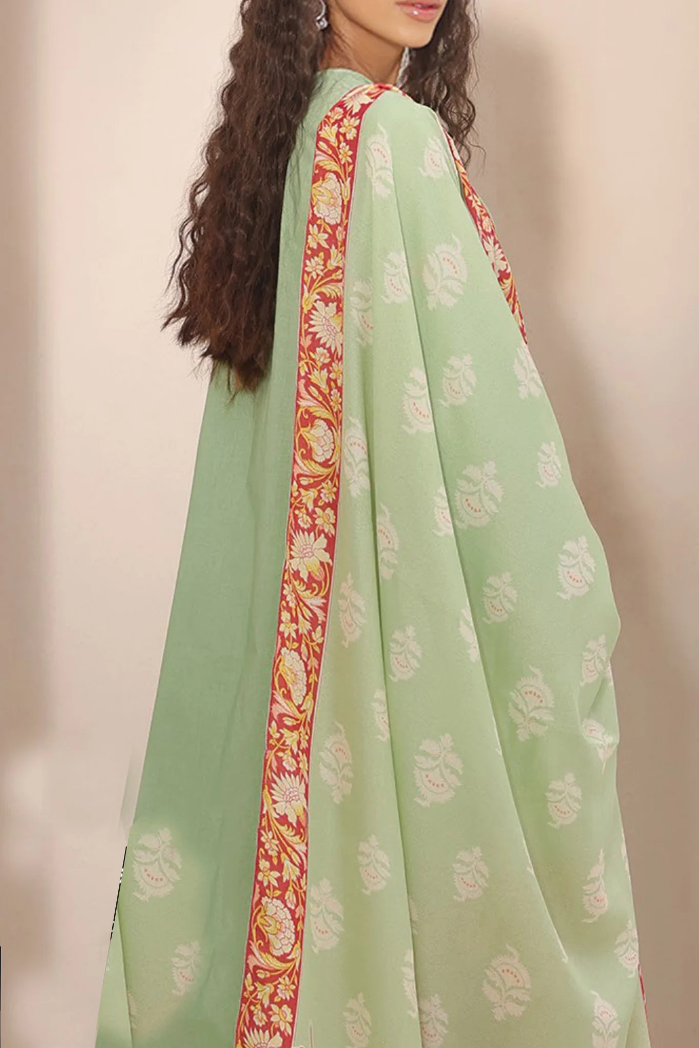 Zellbury Unstitched 2 Piece Lawn Drop-01 Vol-04 Suit-WU-660 - Image 2