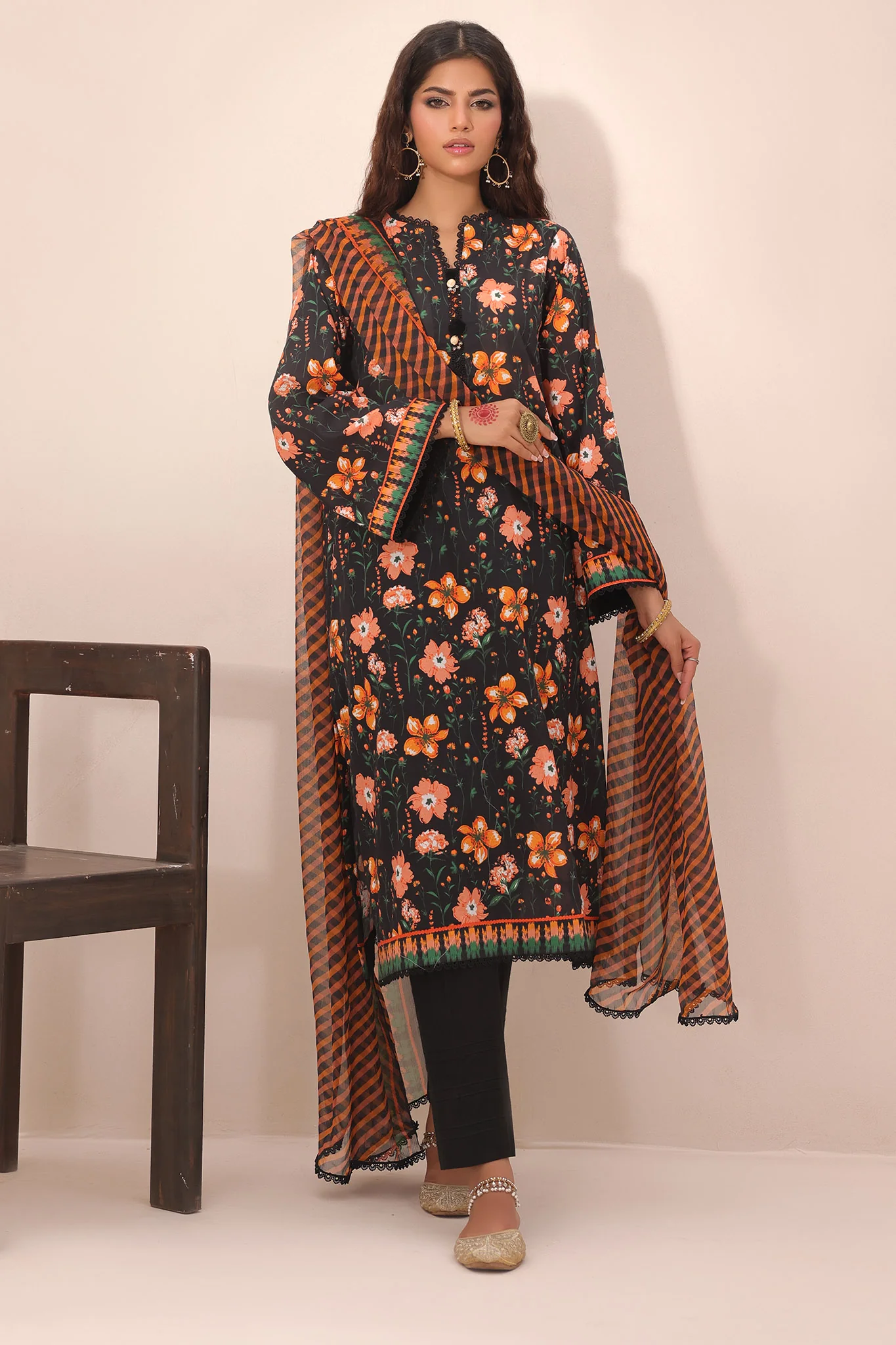 Zellbury Unstitched 2 Piece Lawn Drop-04 Vol-02 Suit-WU-302