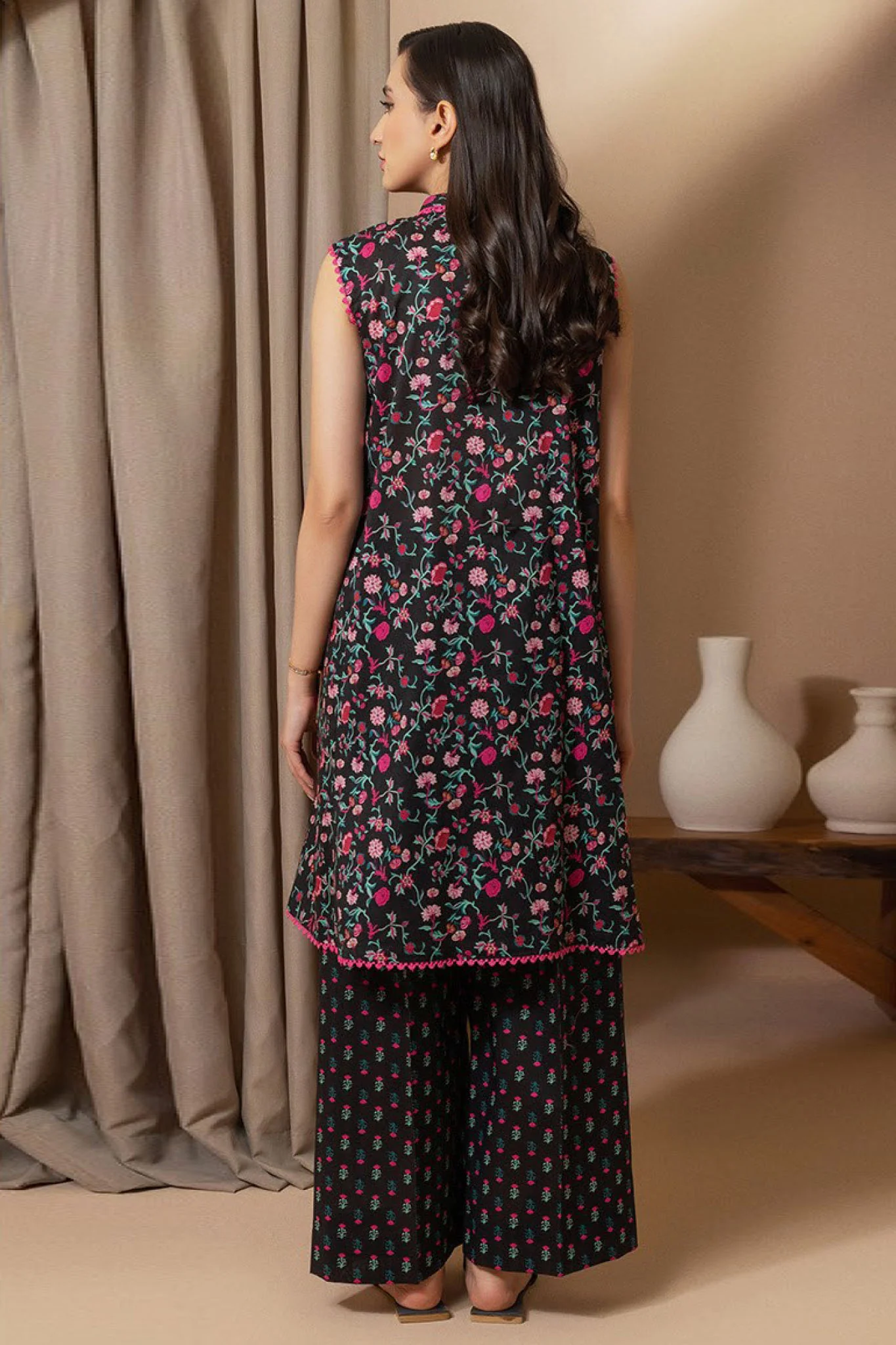 Zellbury Unstitched 2 Piece Lawn Vol-04 Suit-WUS-0171 - Image 3