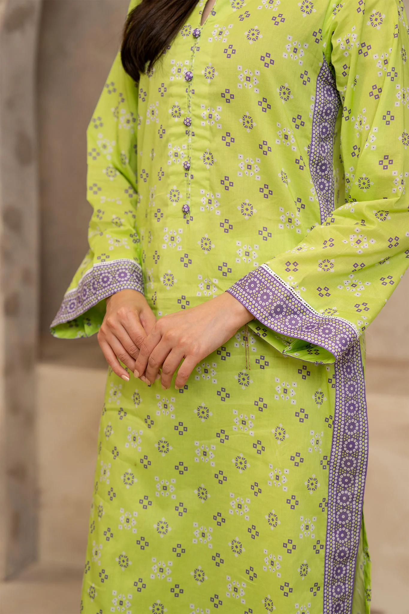 Zellbury Unstitched 2 Piece Summer Lawn Vol-02 Suit-WUS-0016 - Image 3