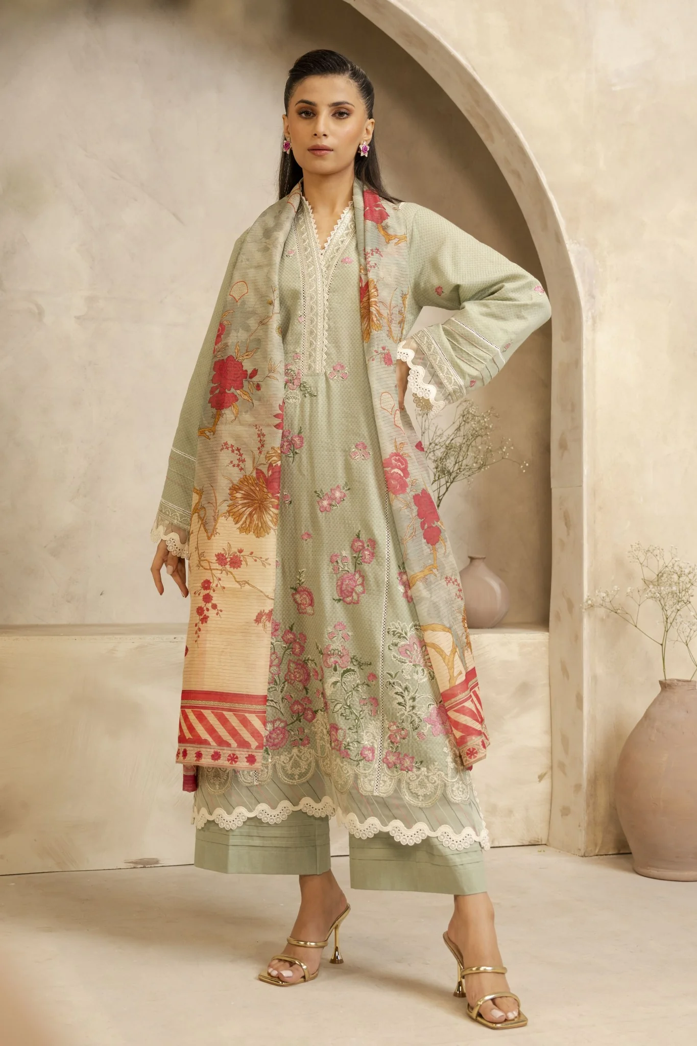 Zellbury Unstitched 3 Piece Summer Lawn Vol-03 Suit-WUS-0150