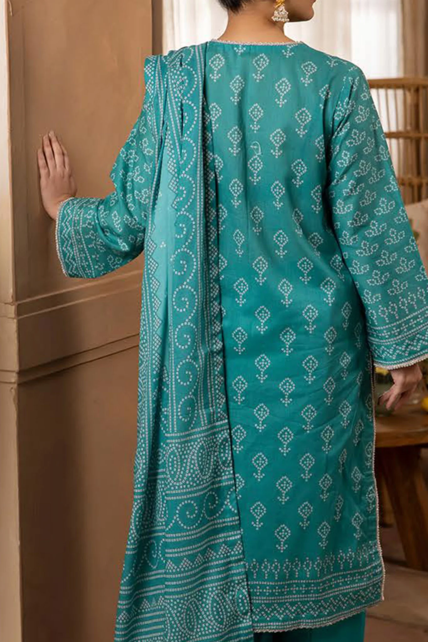 Zellbury Unstitched 3 Piece Digital Printed & Emb Lawn Vol-03 Suit-WU-056 - Image 2