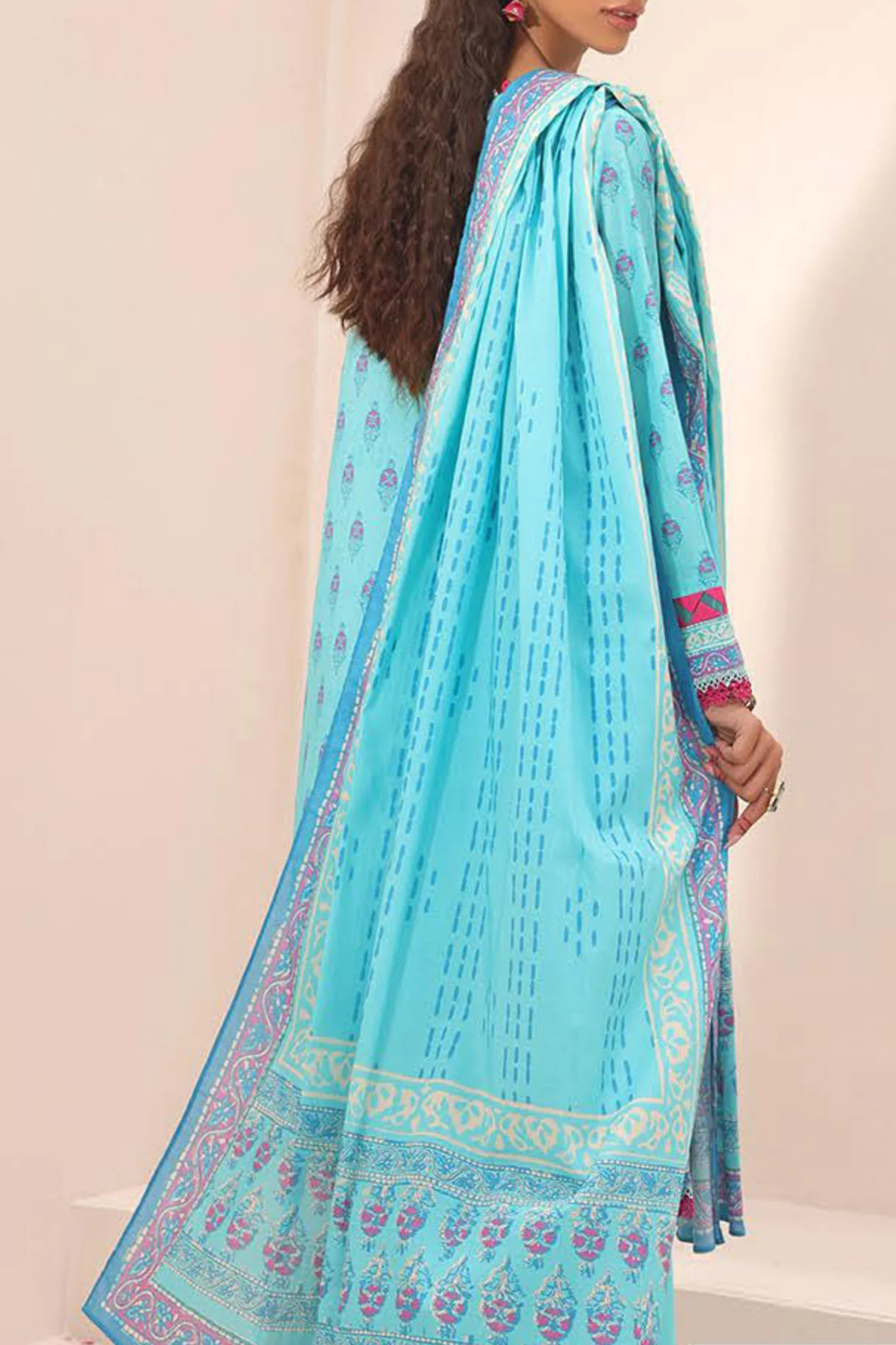 Zellbury Unstitched 3 Piece Digital Printed & Emb Lawn Vol-03 Suit-WU-231 - Image 2