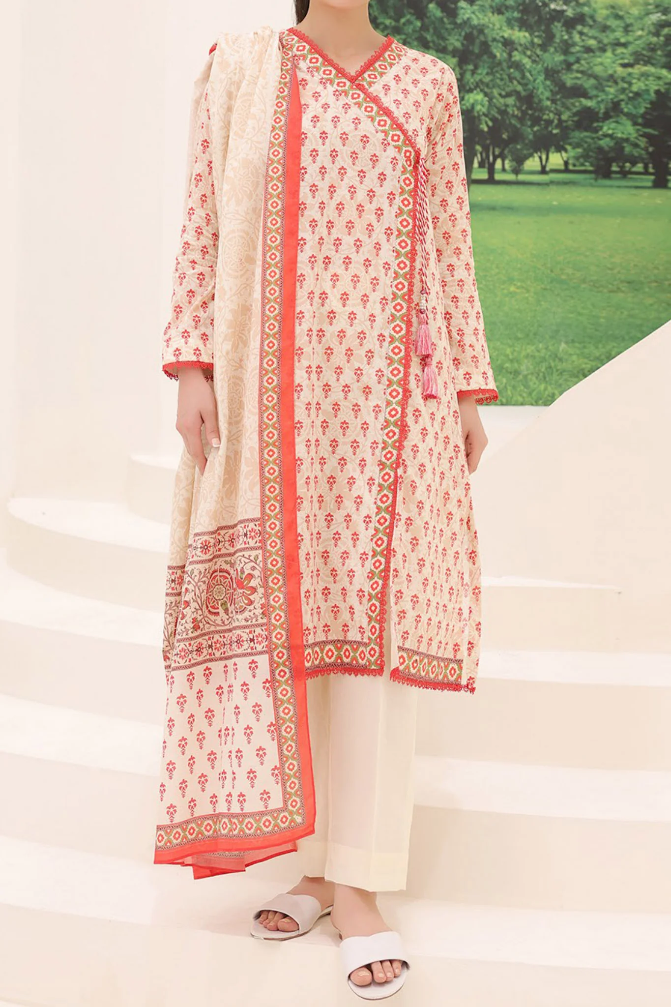 Zellbury Unstitched 3 Piece Lawn Drop-01 Vol-04 Suit-WU-216