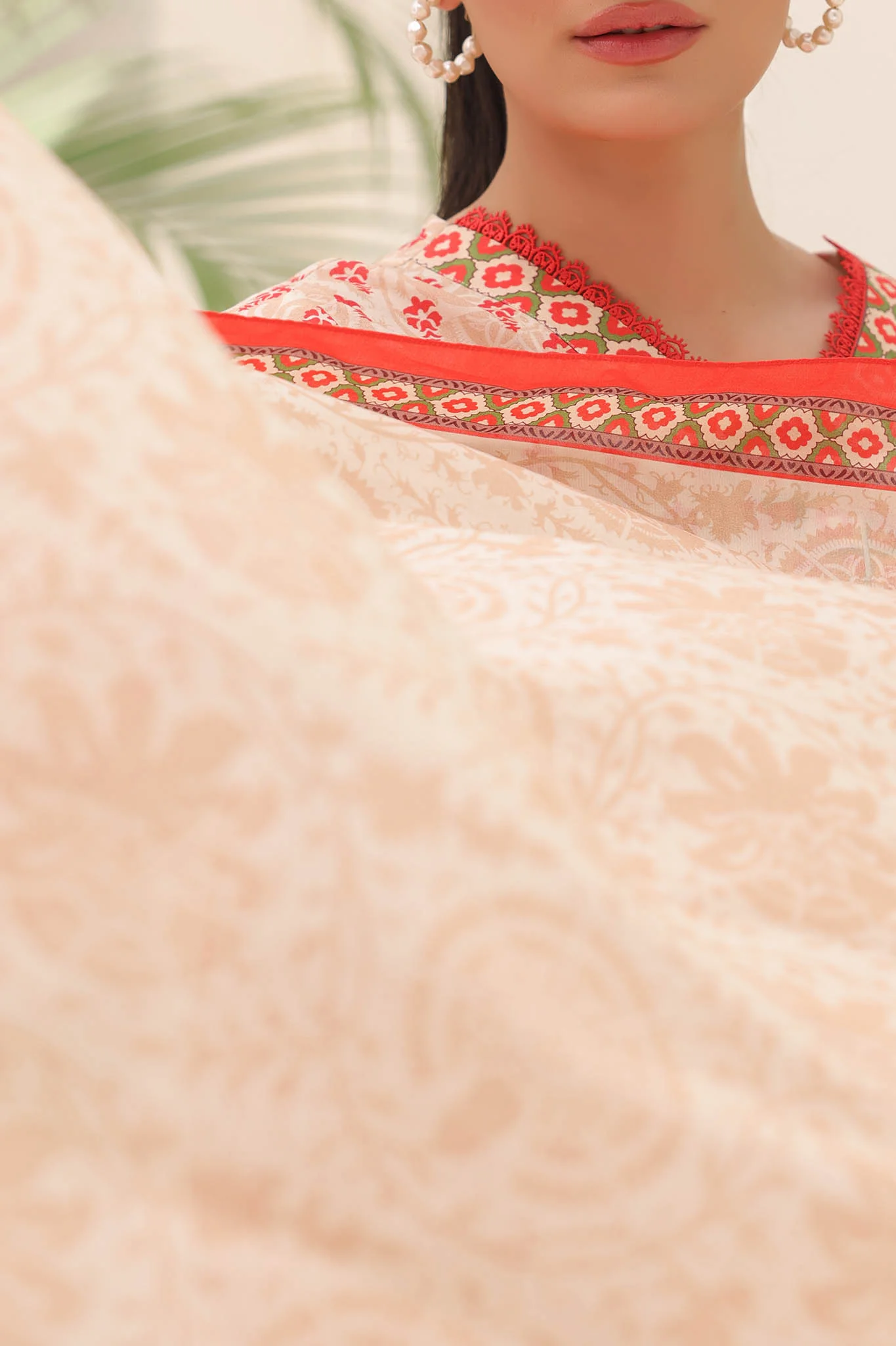 Zellbury Unstitched 3 Piece Lawn Drop-01 Vol-04 Suit-WU-216 - Image 2
