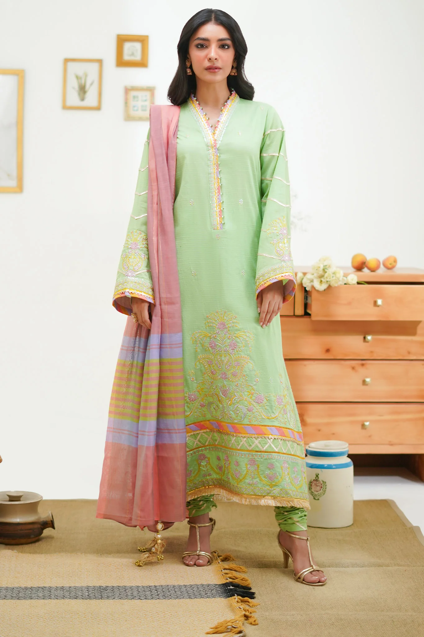 Zellbury Unstitched 3 Piece Lawn Drop-01 Vol-04 Suit-WU-278