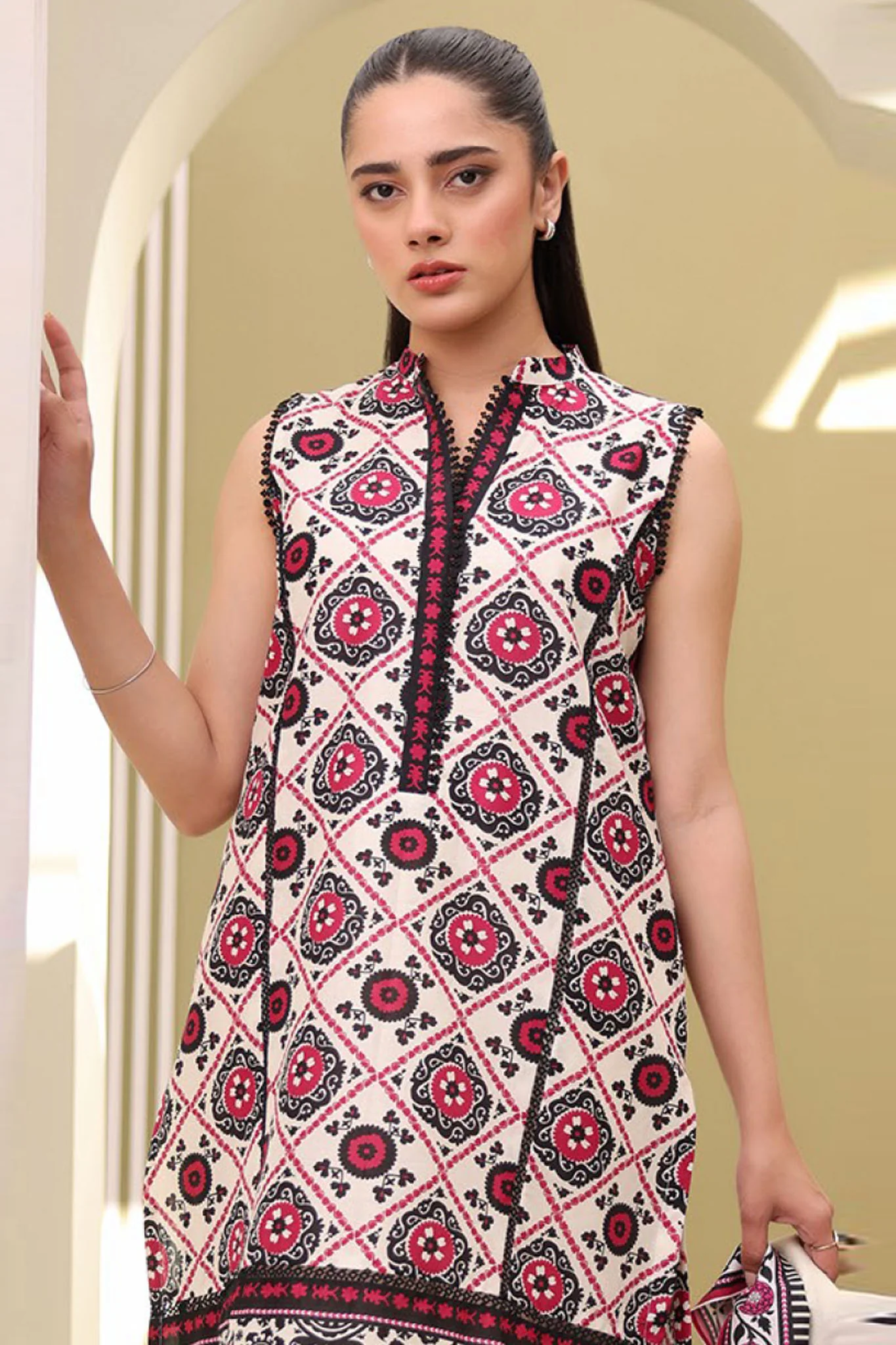 Zellbury Unstitched 3 Piece Lawn Vol-04 Suit-WUS-0323 - Image 2