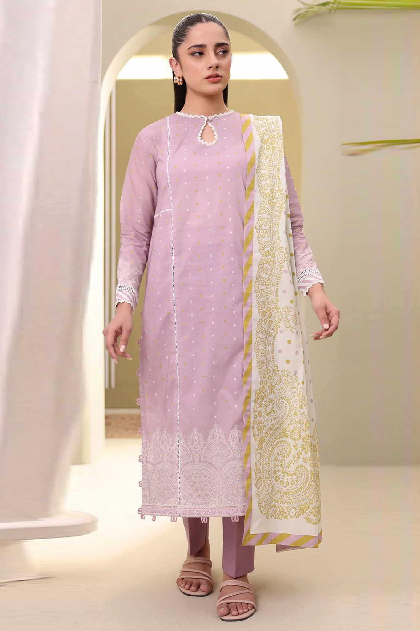 Zellbury Unstitched 3 Piece Lawn Vol-04 Suit-WUS-0336