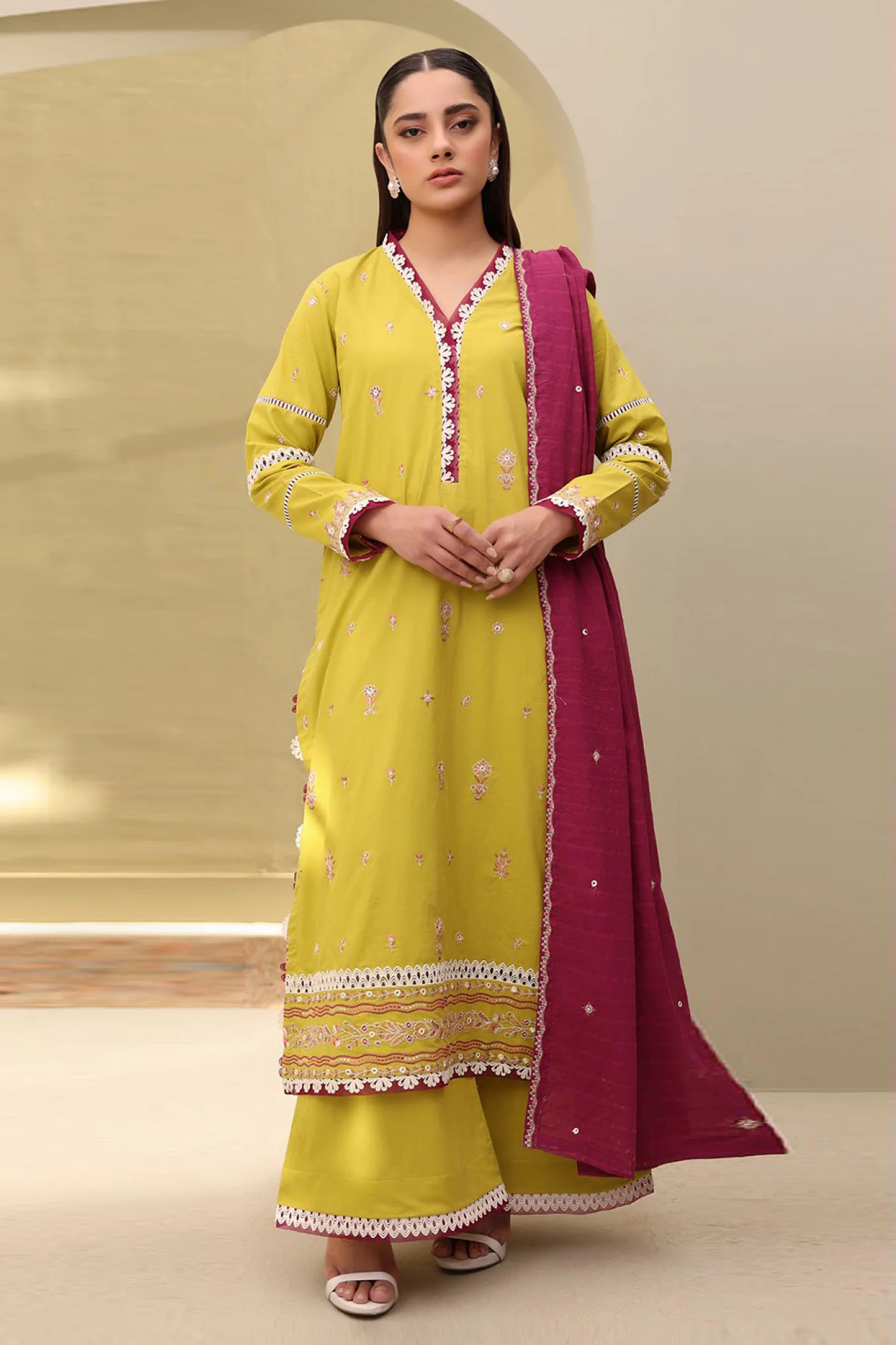 Zellbury Unstitched 3 Piece Lawn Vol-04 Suit-WUS-0819