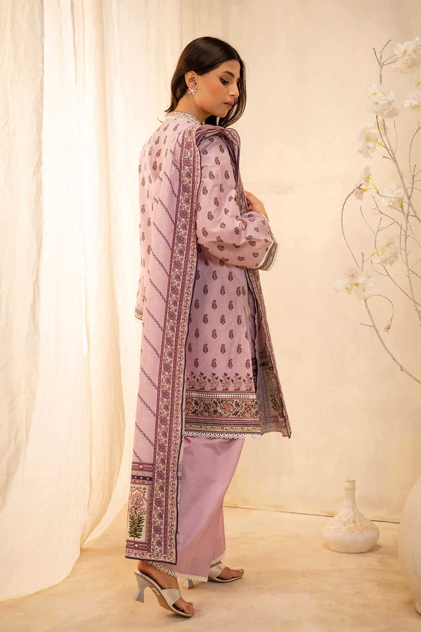 Zellbury Unstitched 3 Piece Summer Suit-WUS-0117 - Image 2