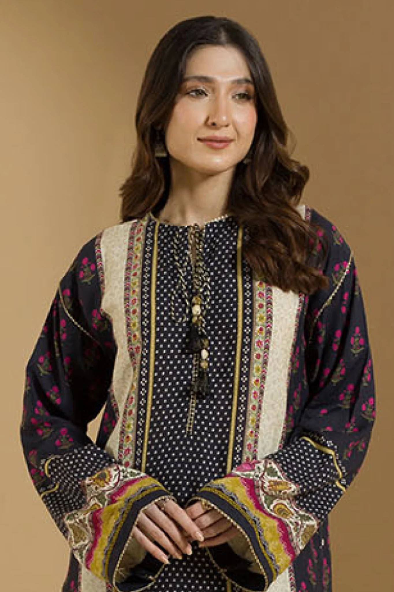 Zellbury Unstitched 2 Piece Winter Suit-WU-0094 - Image 2