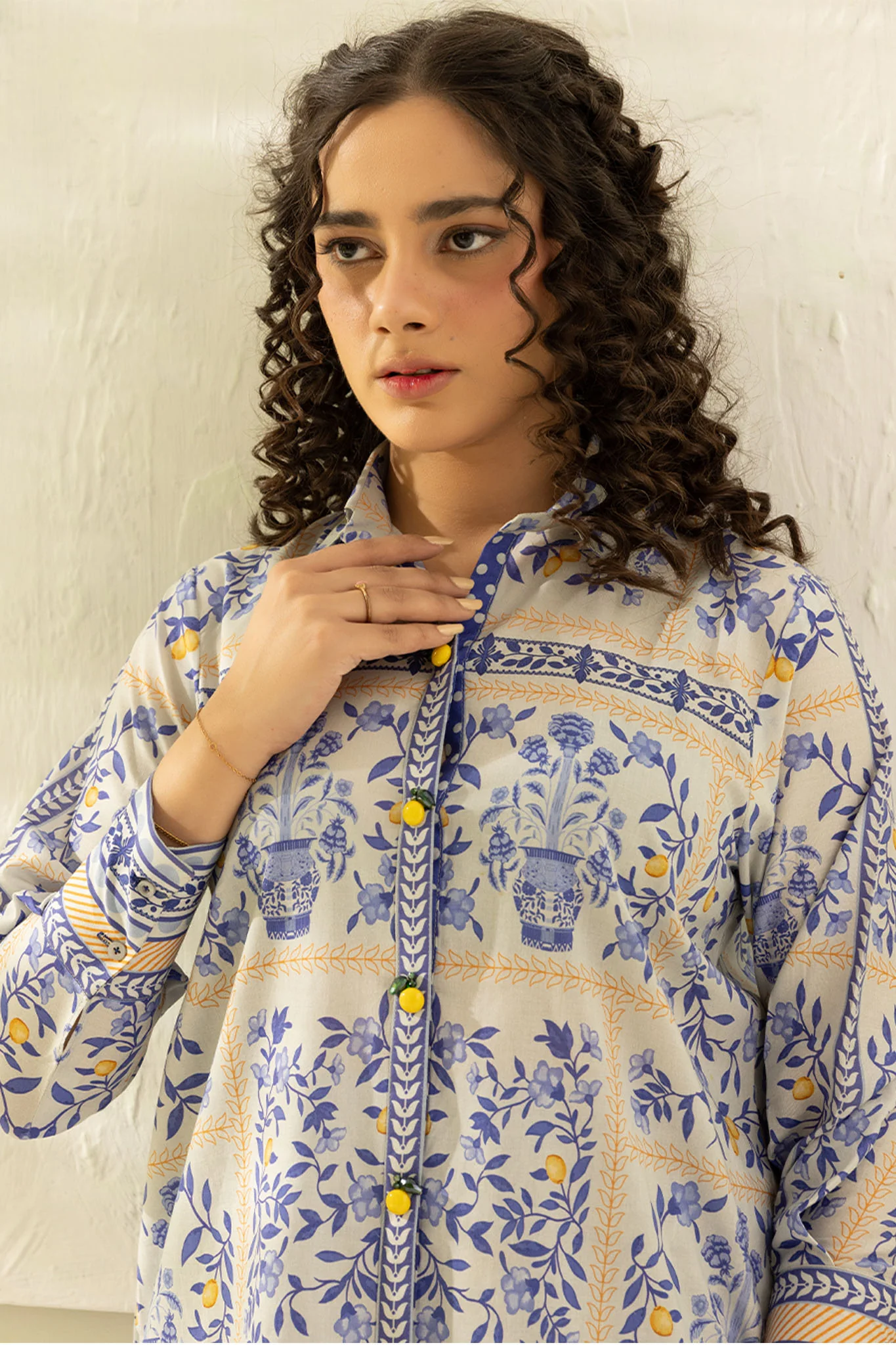 Zellbury Unstitched 2 Piece Lawn Suit-WUS-20402 - Image 2
