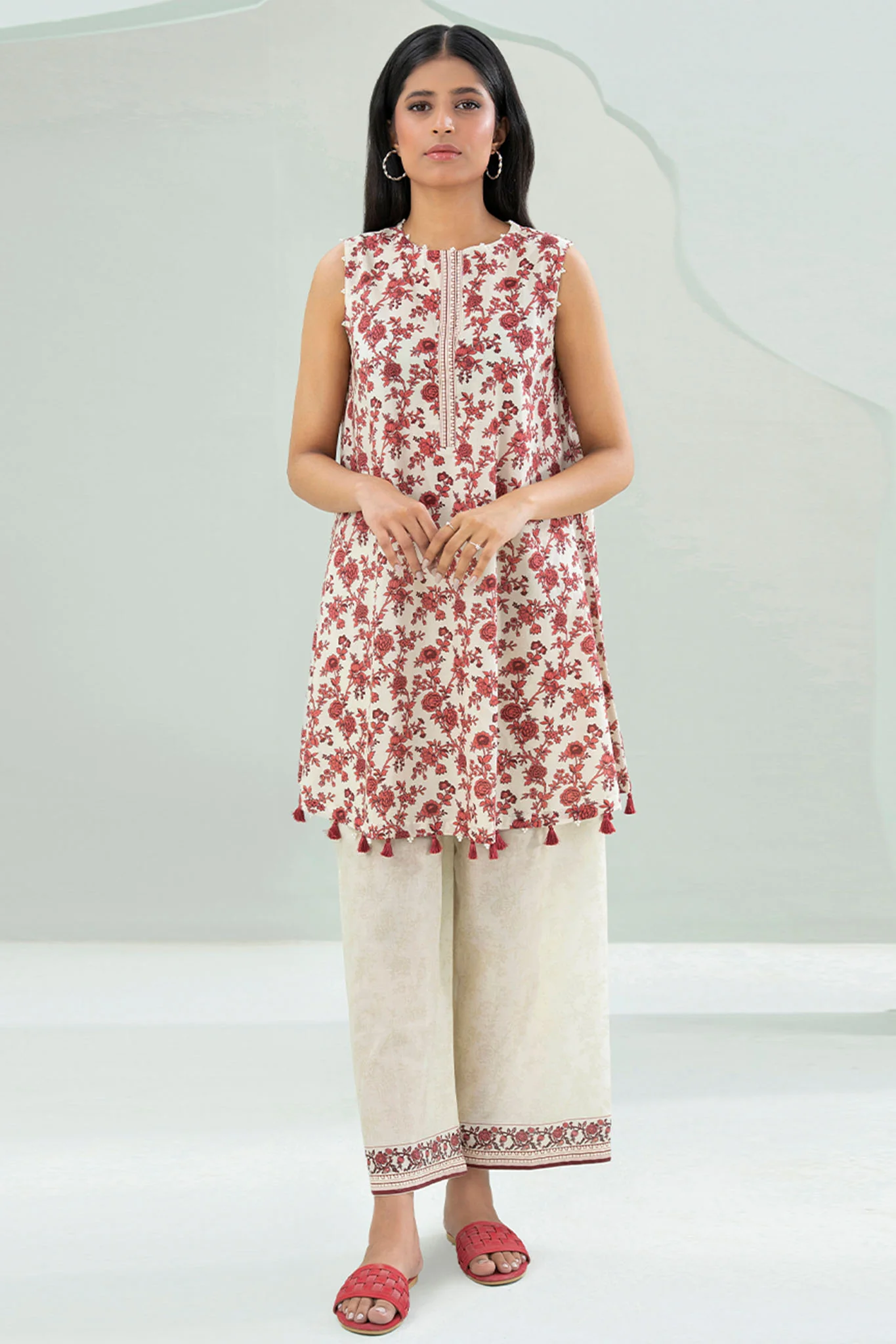 Zellbury Unstitched 2 Piece Lawn Suit-WUS-20482