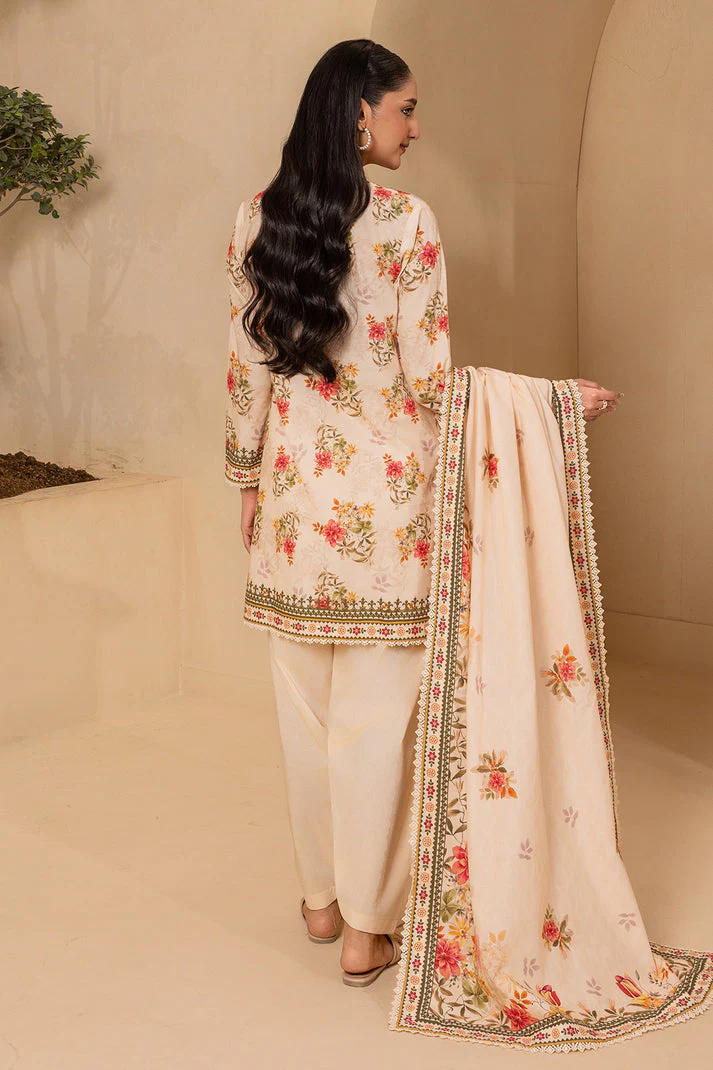 Zellbury Unstitched 2 Piece Lawn Suit-WUS-20732 - Image 4
