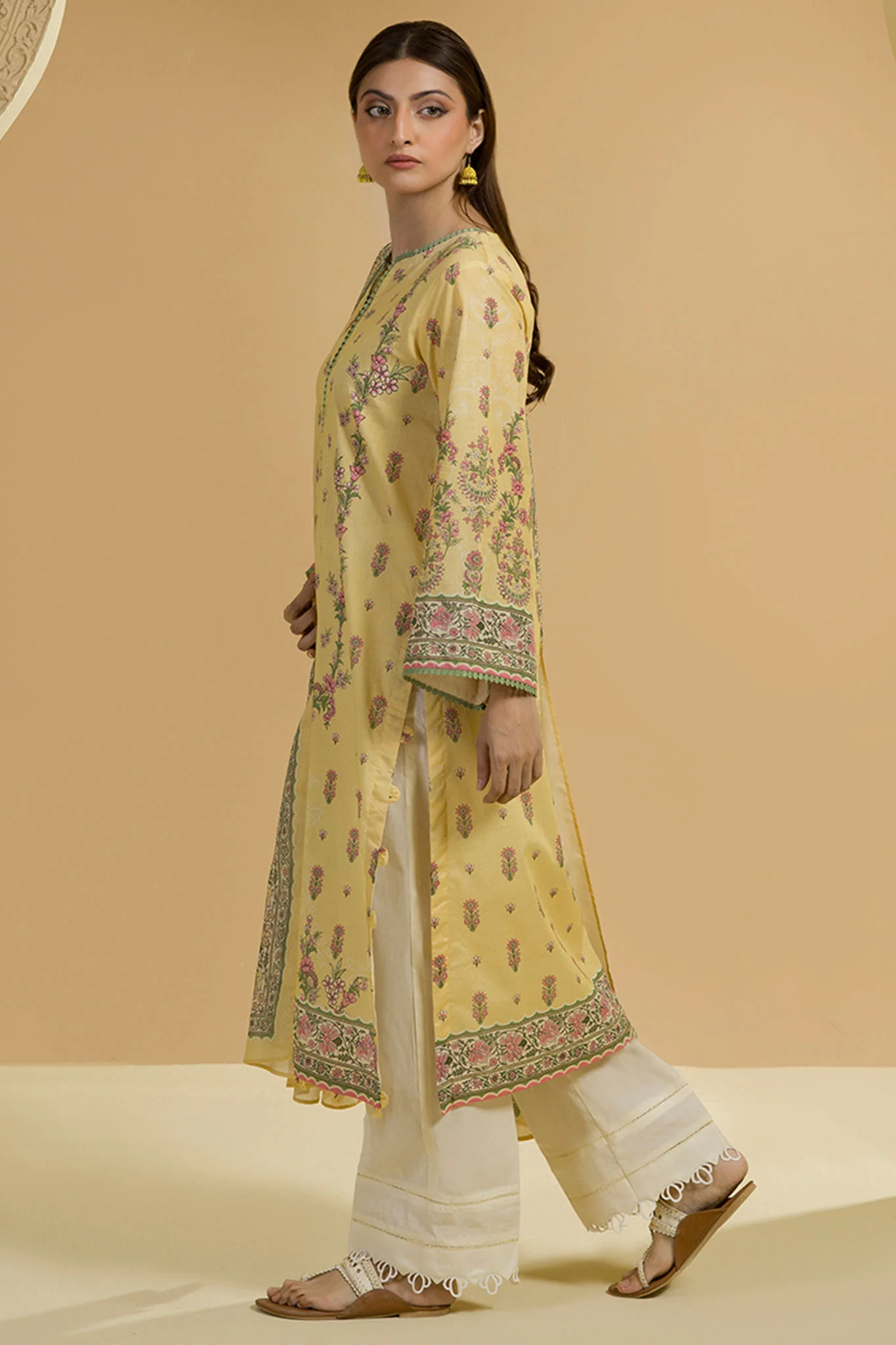 Zellbury Unstitched 2 Piece Lawn Suit-WUS-25709 - Image 3