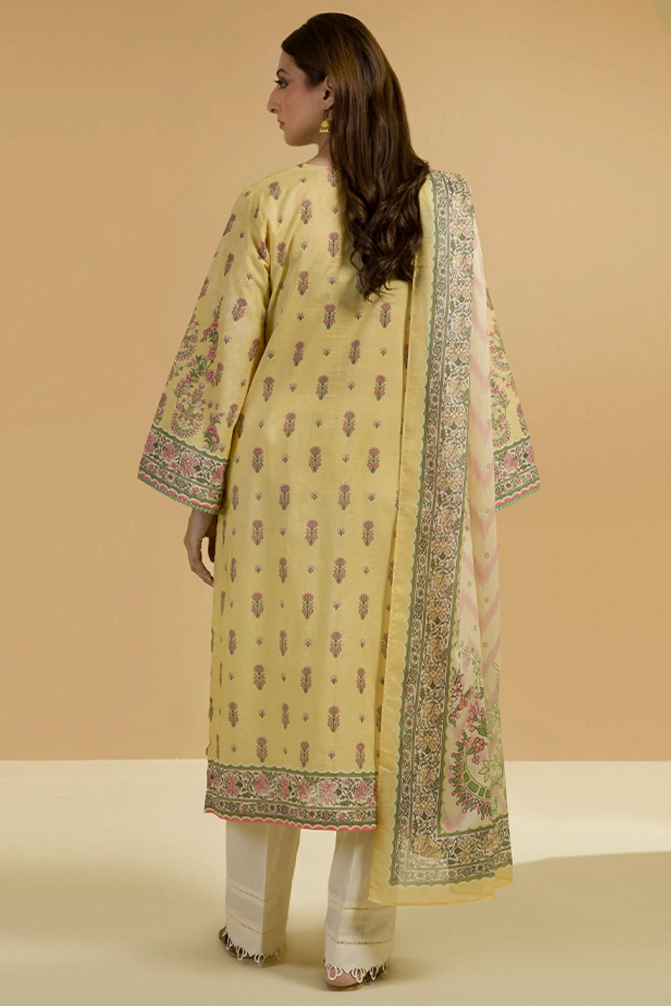 Zellbury Unstitched 2 Piece Lawn Suit-WUS-25709 - Image 4
