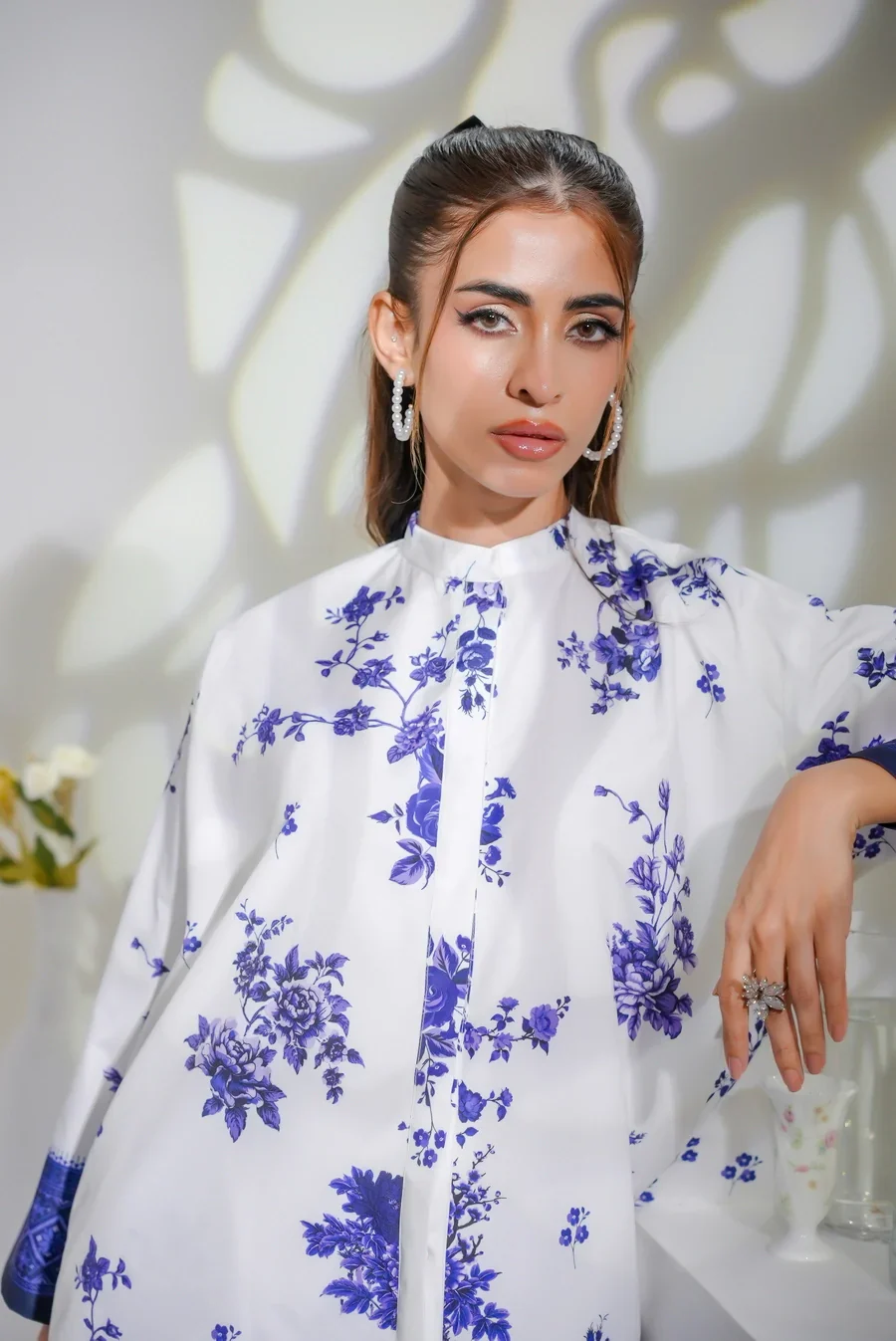 Dhaga Stitched 2 Piece Crepe Suit-Zen - Image 5