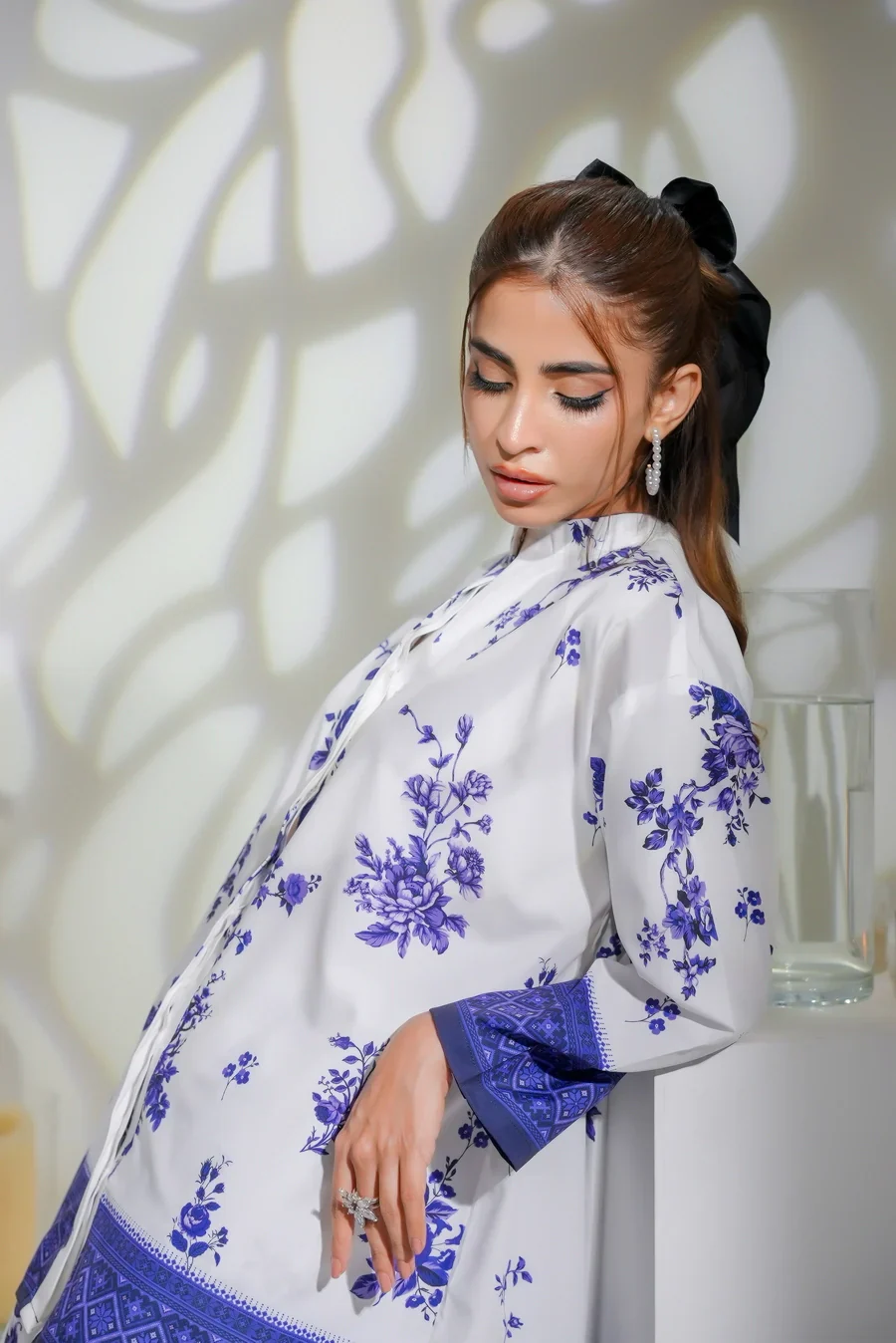 Dhaga Stitched 2 Piece Crepe Suit-Zen - Image 7
