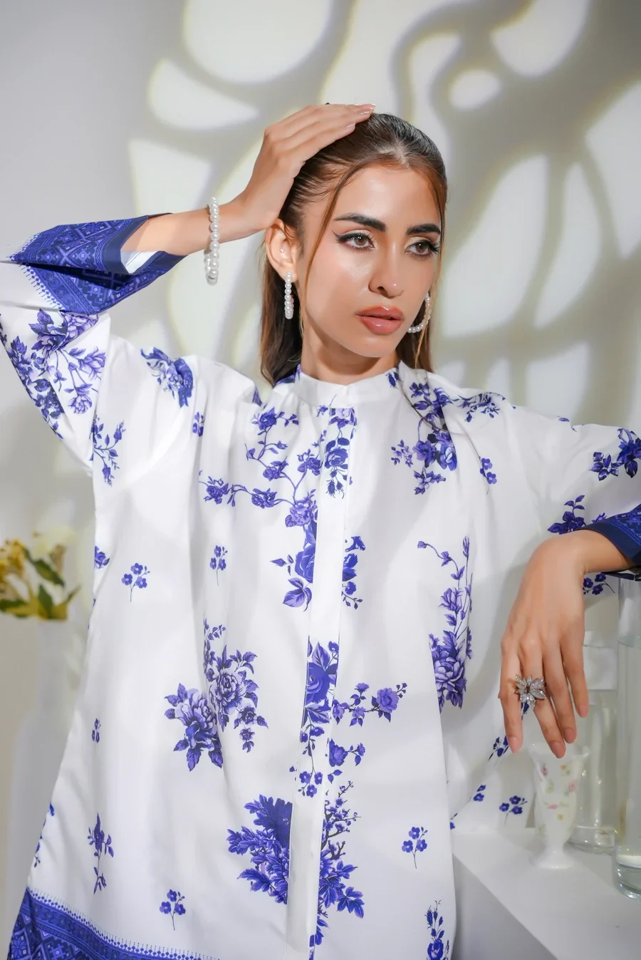 Dhaga Stitched 2 Piece Crepe Suit-Zen - Image 8