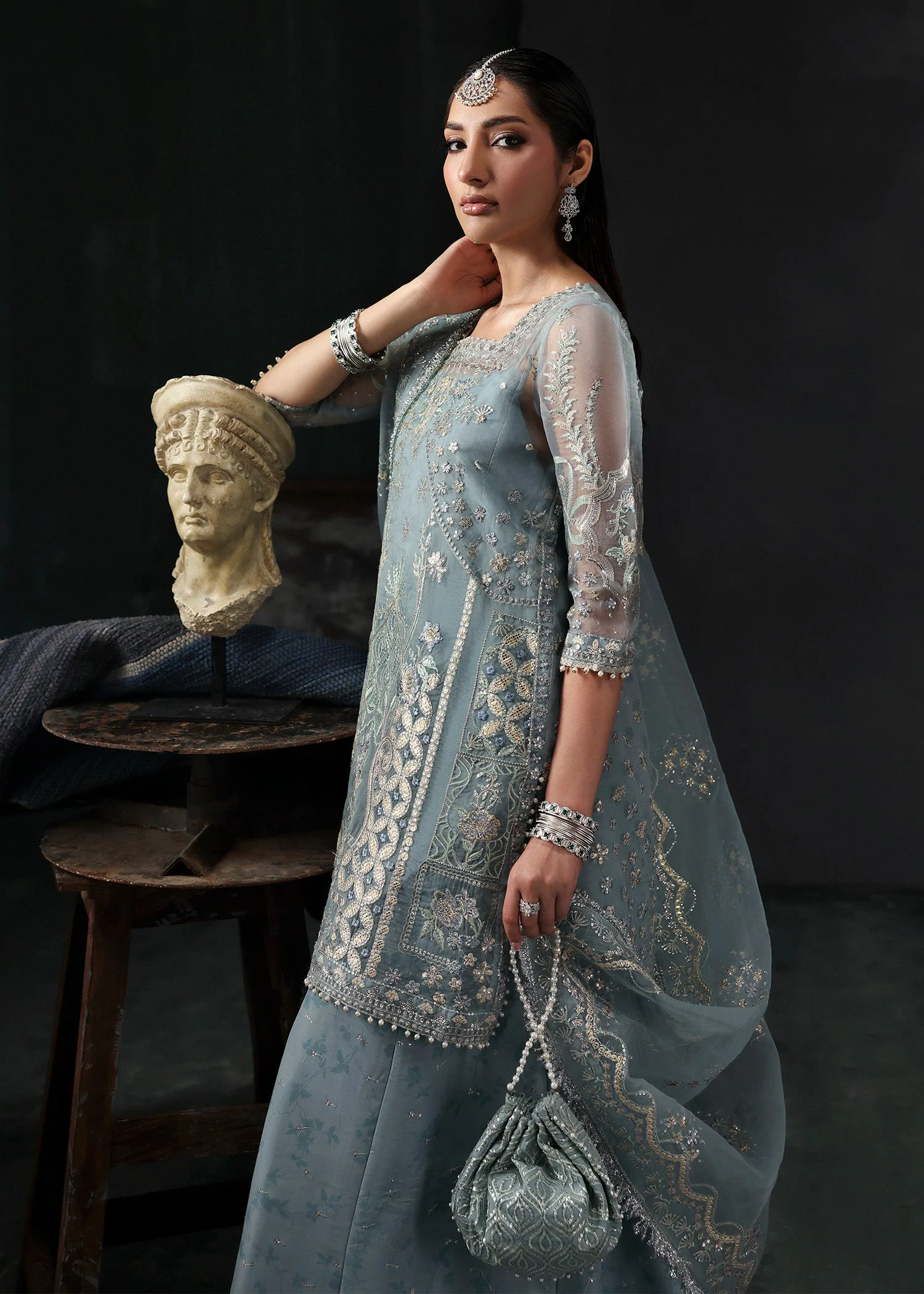 Tara By Sardinia Unstitched 3 Piece Wedding Collection-ZEPHYR - Image 6