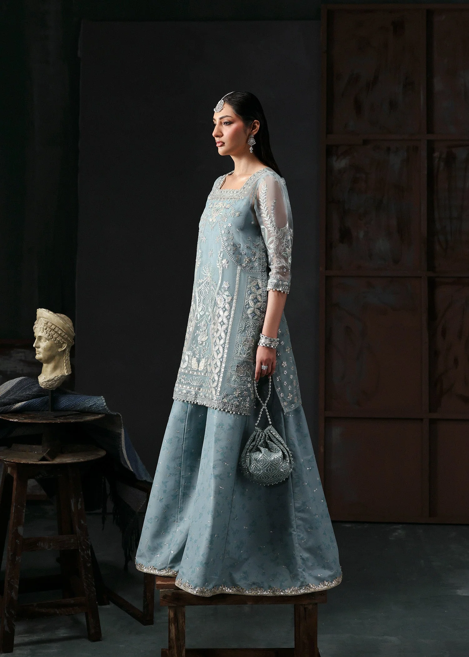 Tara By Sardinia Unstitched 3 Piece Wedding Collection-ZEPHYR - Image 8