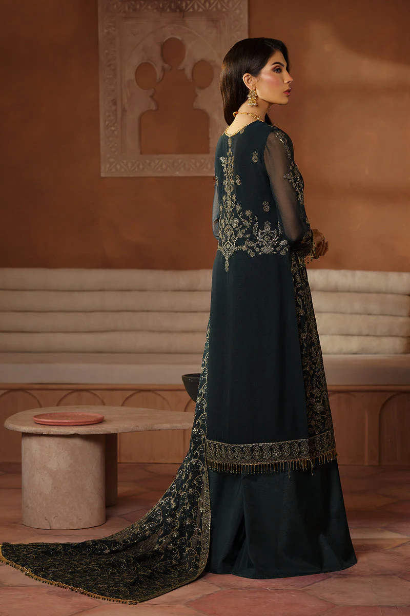 Nauroz By Zarif Unstitched 3 Piece Festive Formals Suit-ZFN 08 HAMAYAL - Image 3