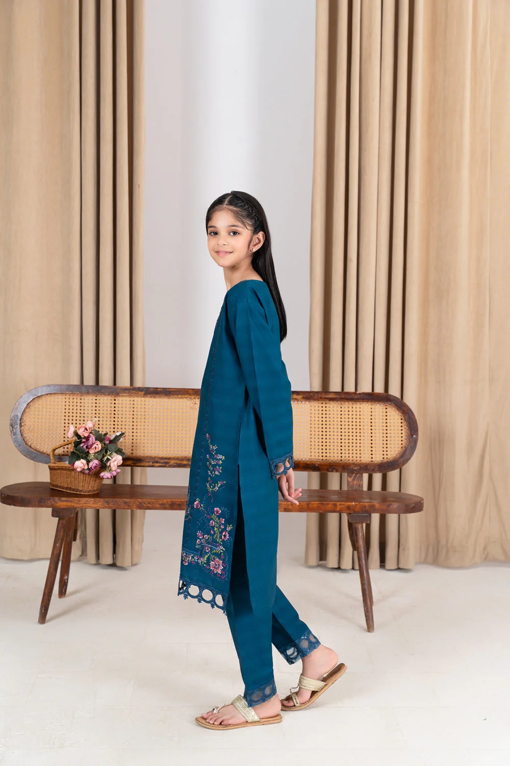Khayat Stitched 2 Piece Cambric Winter Suit-ZINFINITY - Image 2