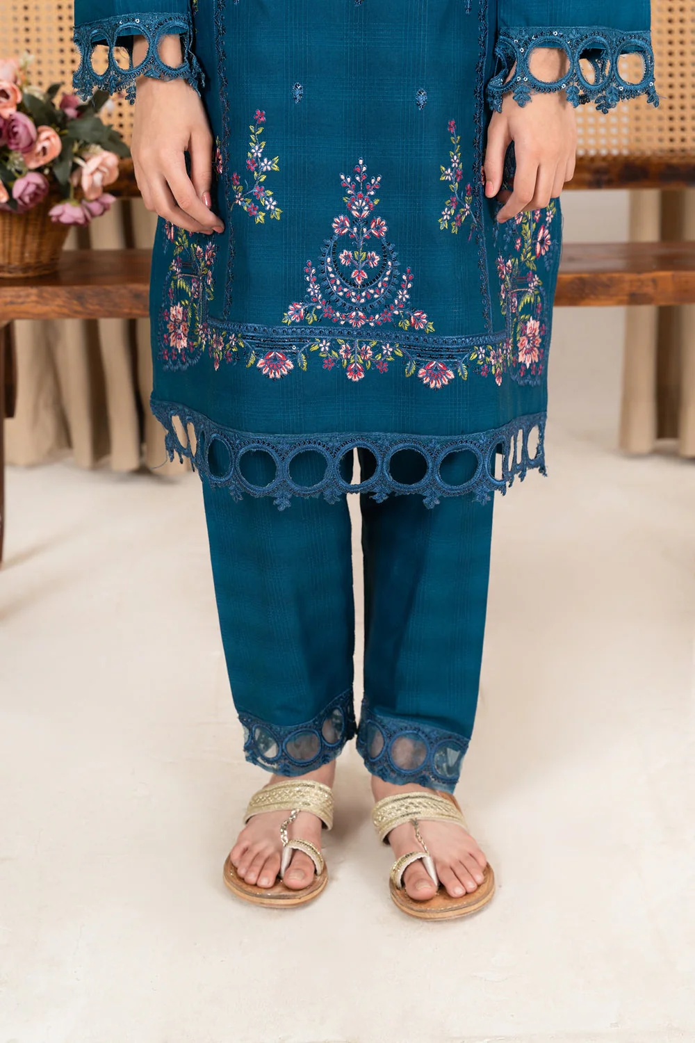 Khayat Stitched 2 Piece Cambric Winter Suit-ZINFINITY - Image 7