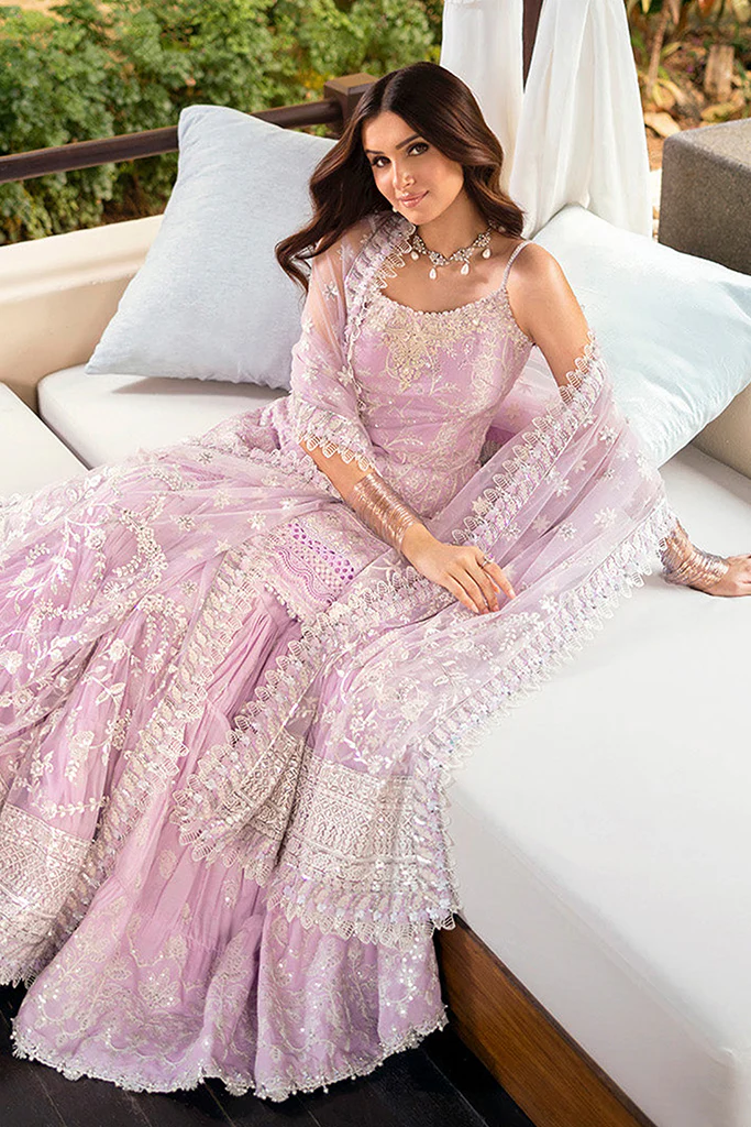 Zinnia By Faiza Saqlain Unstitched 3 Piece Luxury Lawn Collection-Soma - Image 4