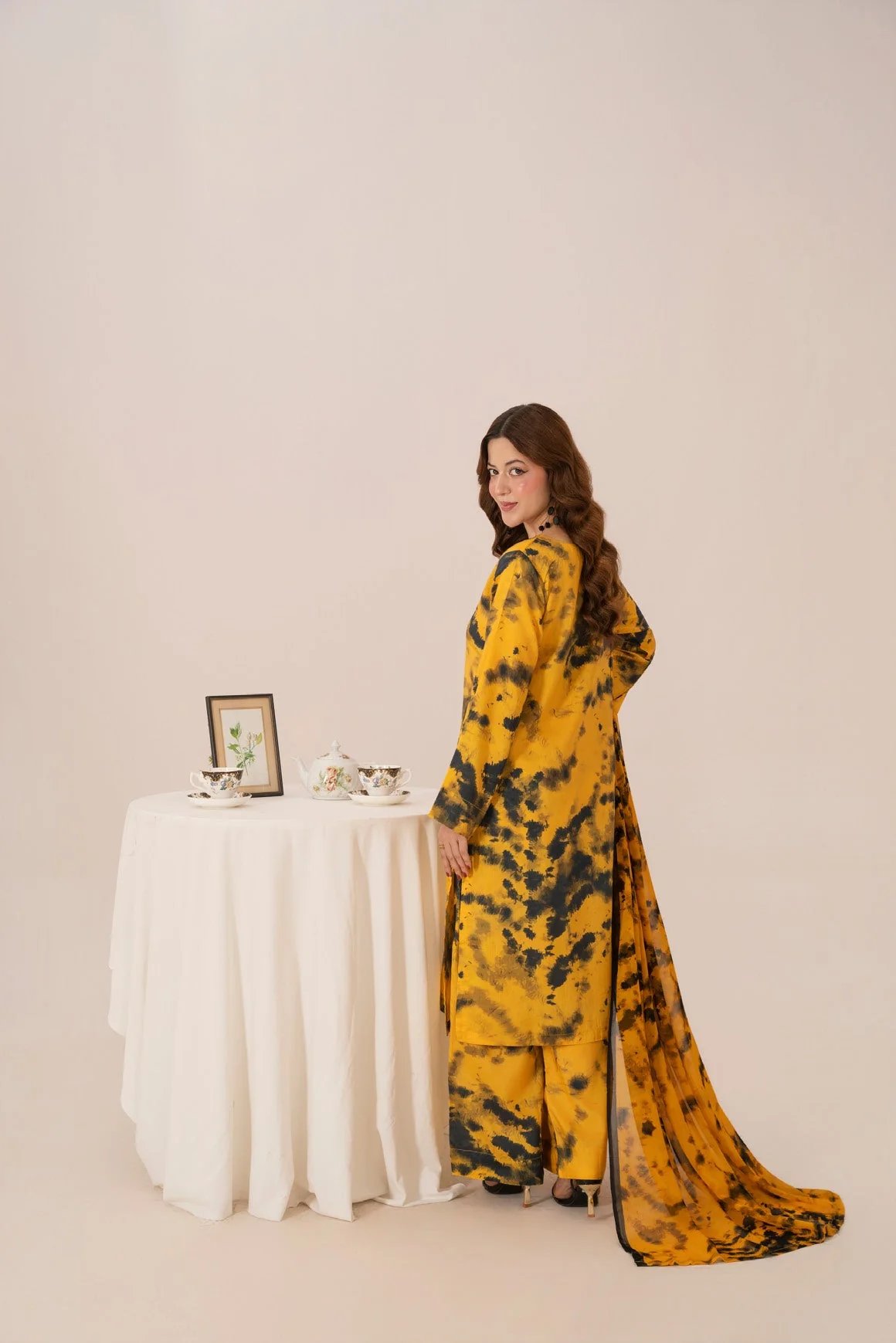 Feathers Unstitched Winter Arrivals Suit-ZINORE-FT567 - Image 6