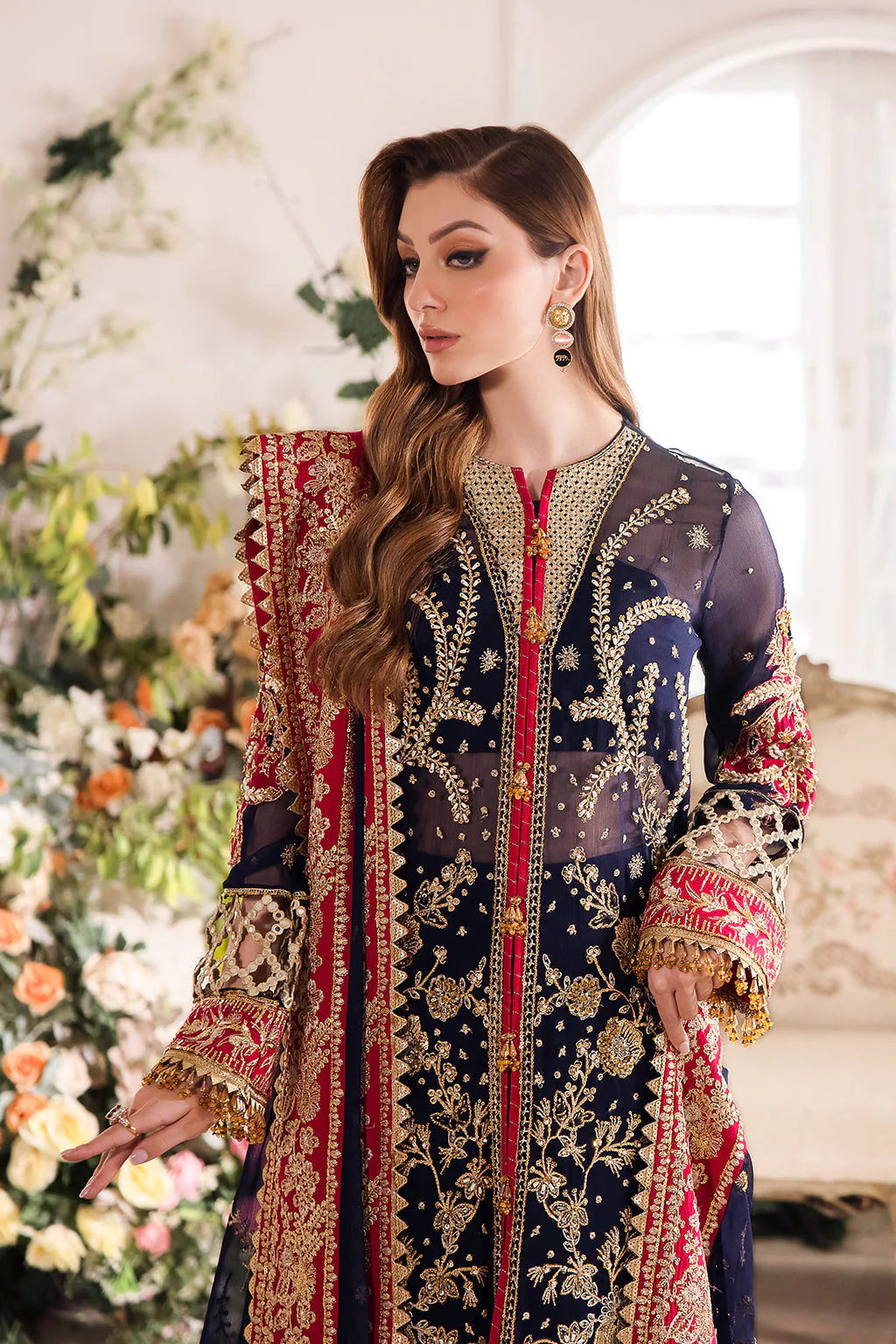 Panache By Meeral Unstitched 3 Piece Formals Suit-Zofiya - Image 6