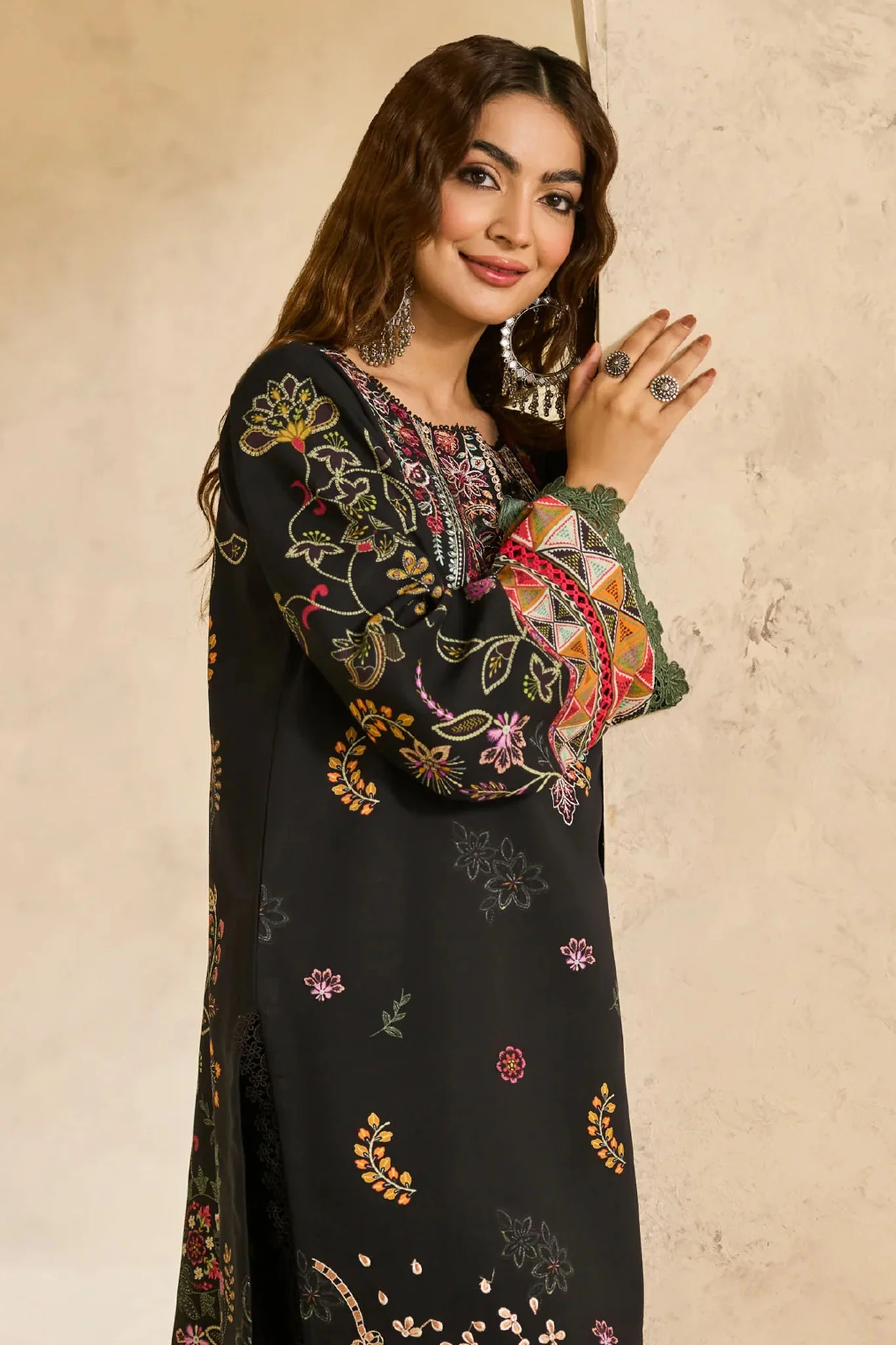 Zync One Nation By Florent Unstitched 3 Piece Winter Vol-01 Suit-FL-02-A - Image 4