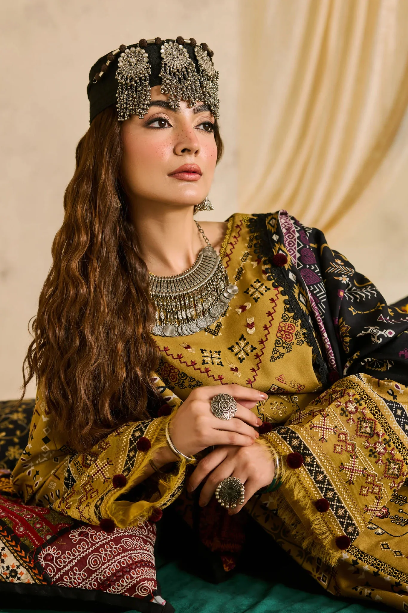 Zync One Nation By Florent Unstitched 3 Piece Winter Vol-01 Suit-FL-05-A - Image 4
