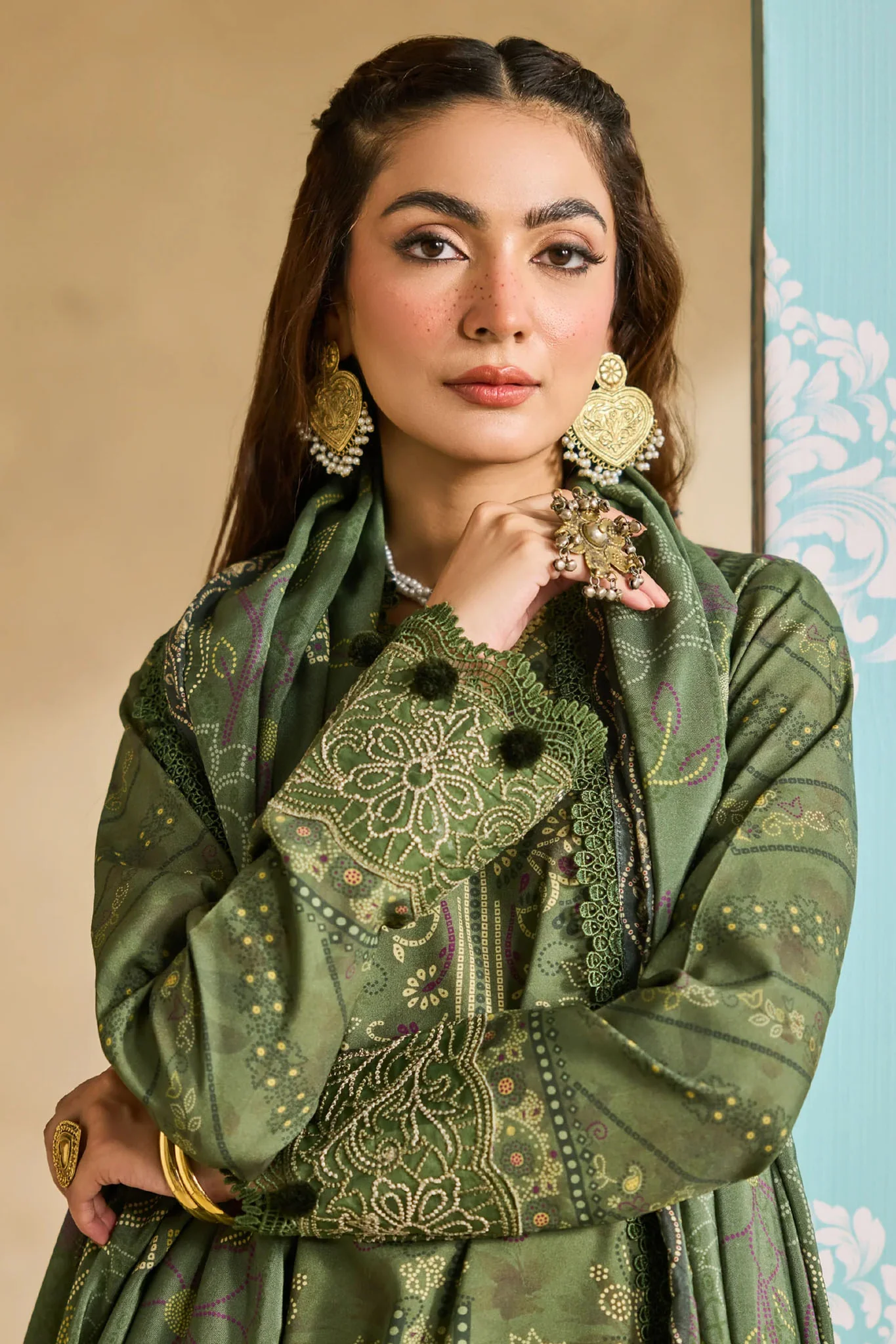 Zync One Nation By Florent Unstitched 3 Piece Winter Vol-01 Suit-FL-08-A - Image 4